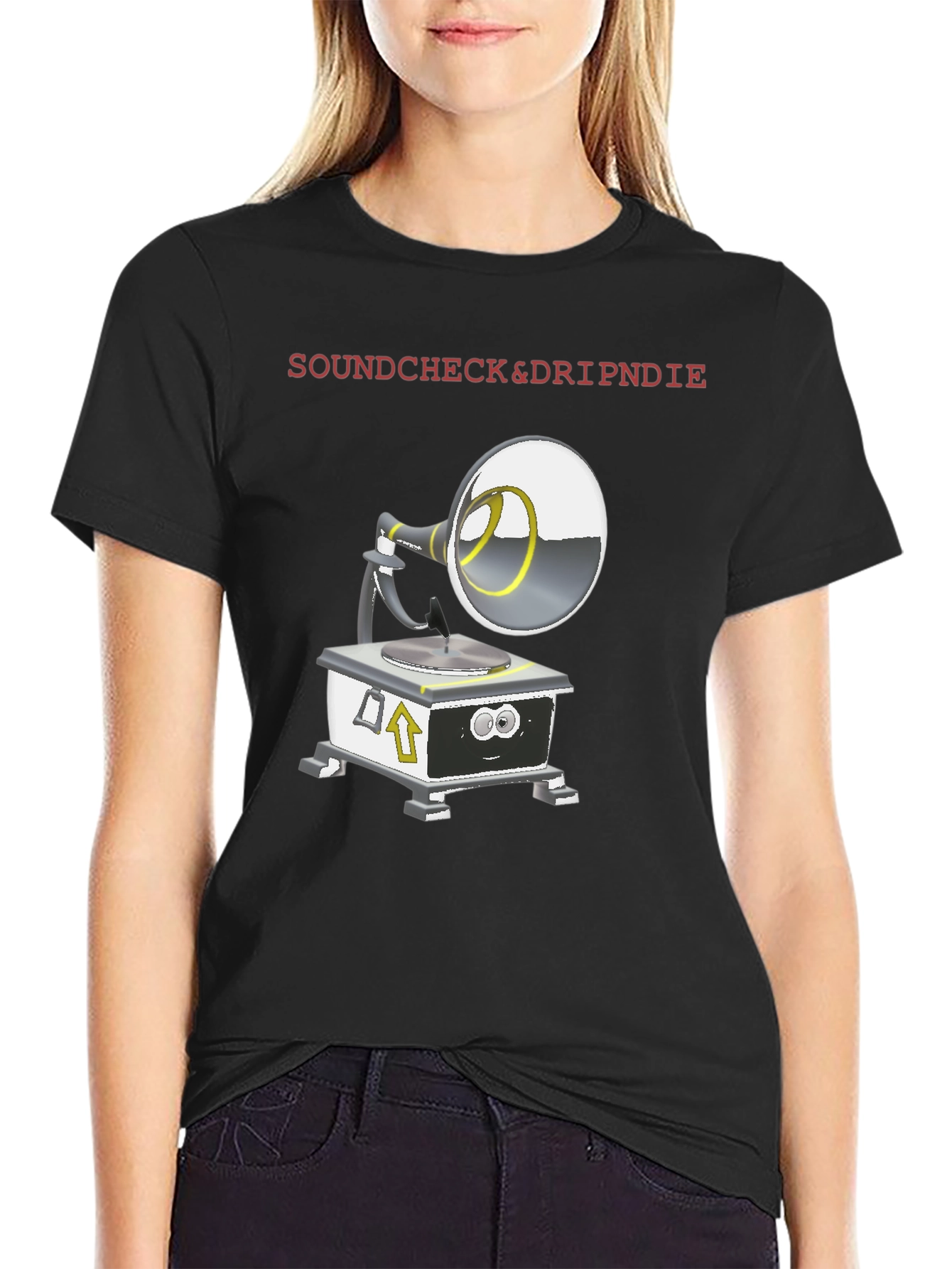 Black Soundcheck & Dripndie Graphic Tee view 2