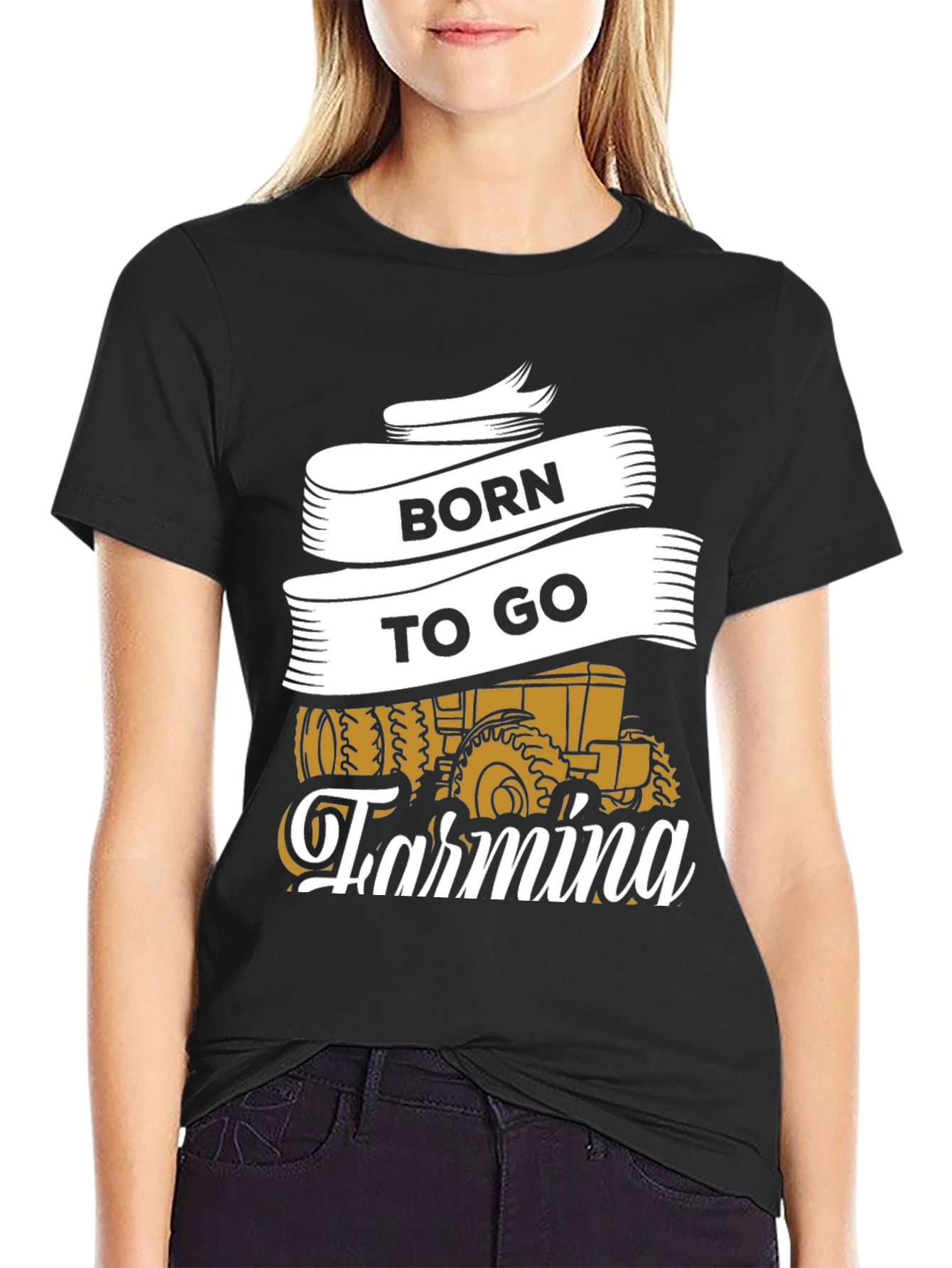 Born to Go Farming T-Shirt -  Tractor Graphic Tee - 2