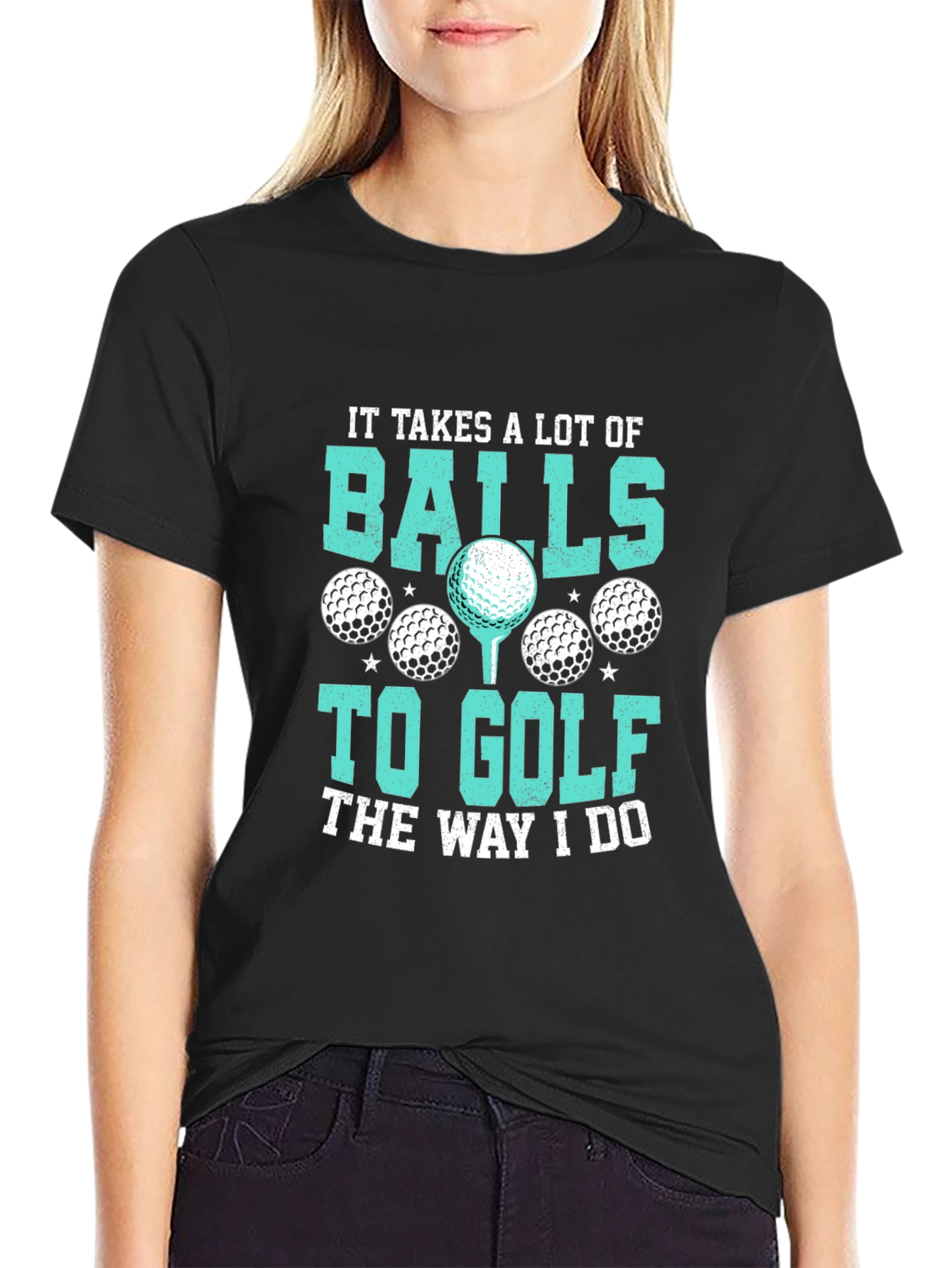 Golf Balls Graphic Tee - Humorous Golfer T-Shirt - 2