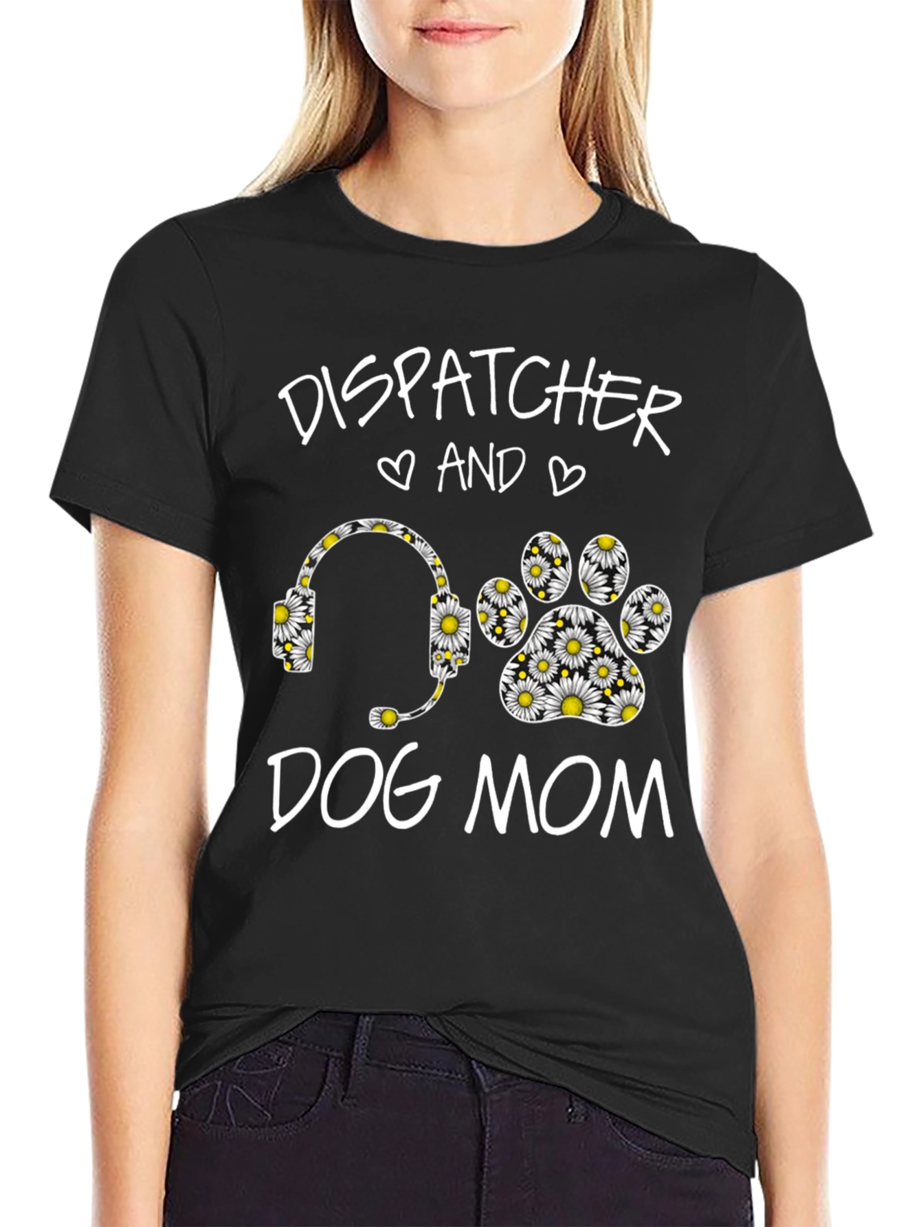 Dispatcher Dog Mom Daisy Graphic Tee - 2