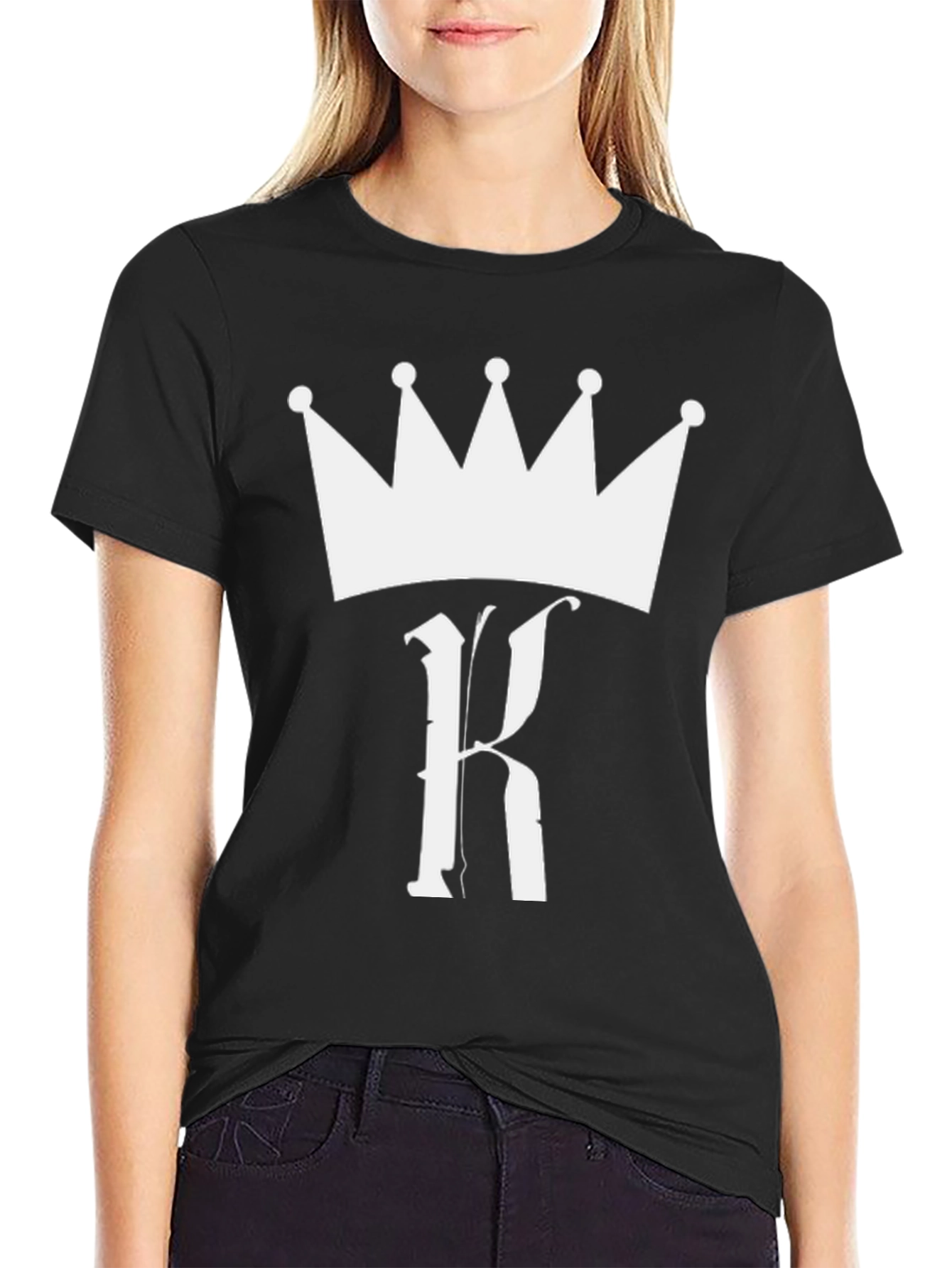 King Crown "K" Graphic Print T-Shirt - 2