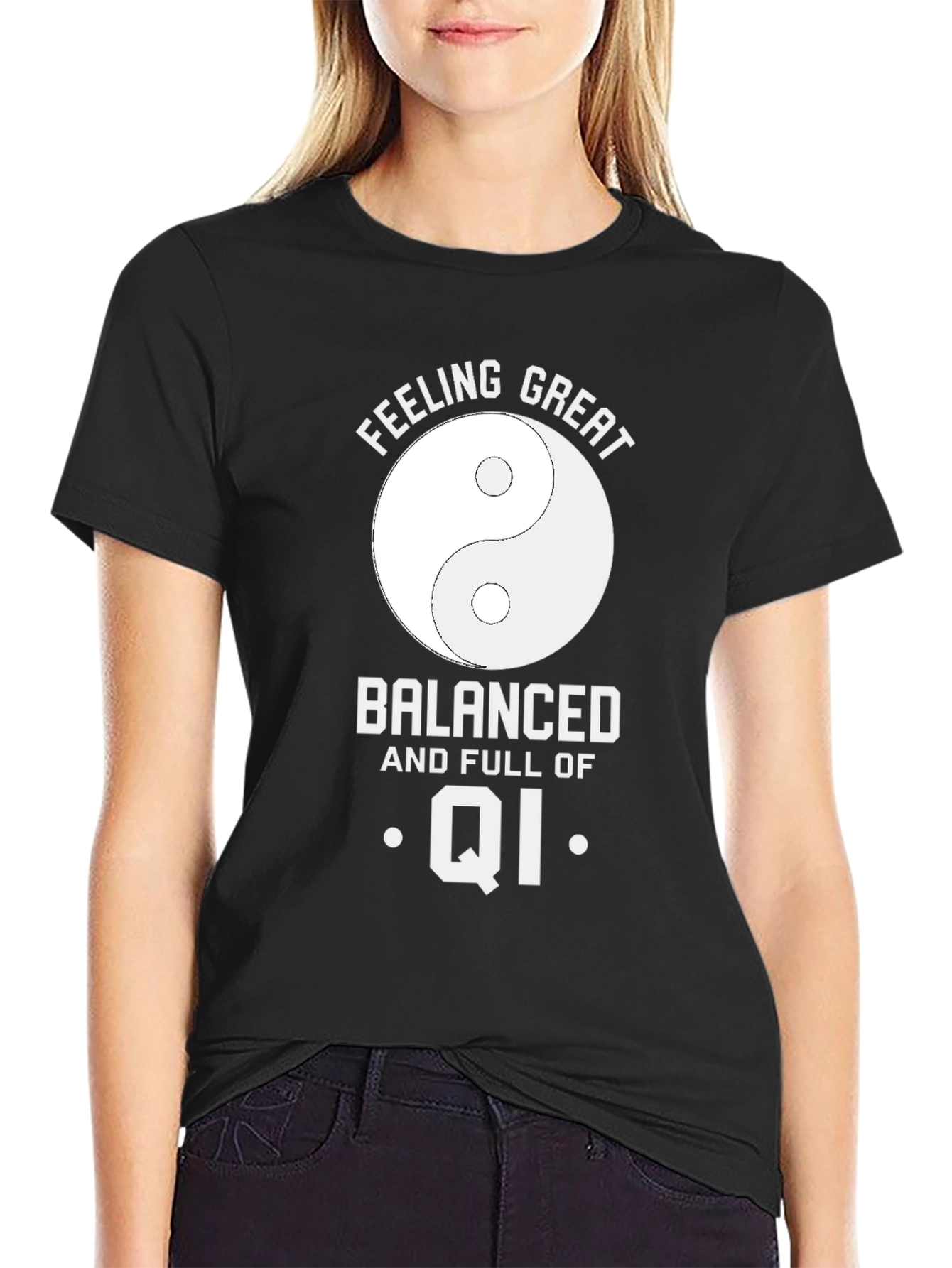 Feeling Great Balanced Qi Yin Yang T-Shirt - 2