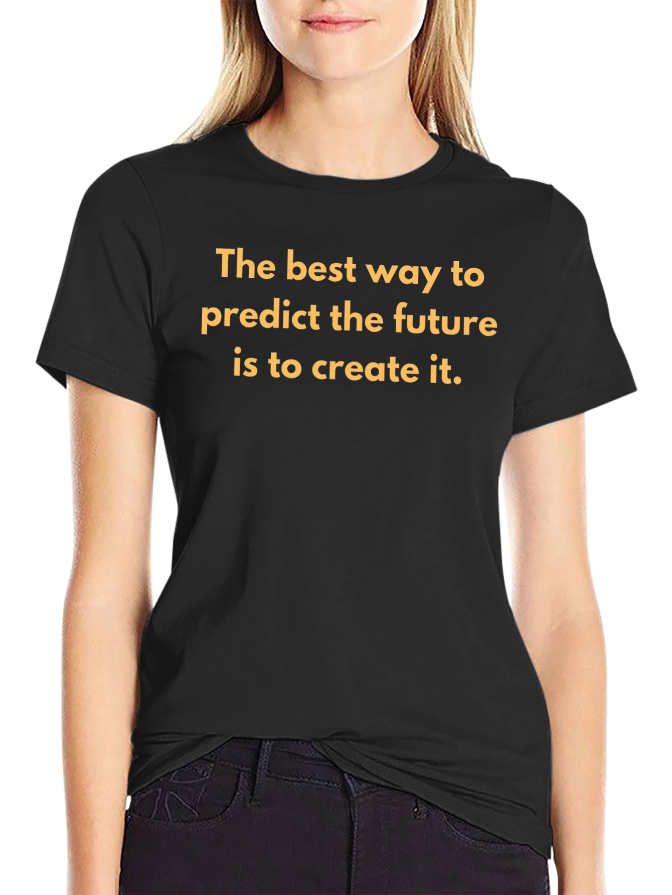 Black Inspirational Future T-Shirt view 2