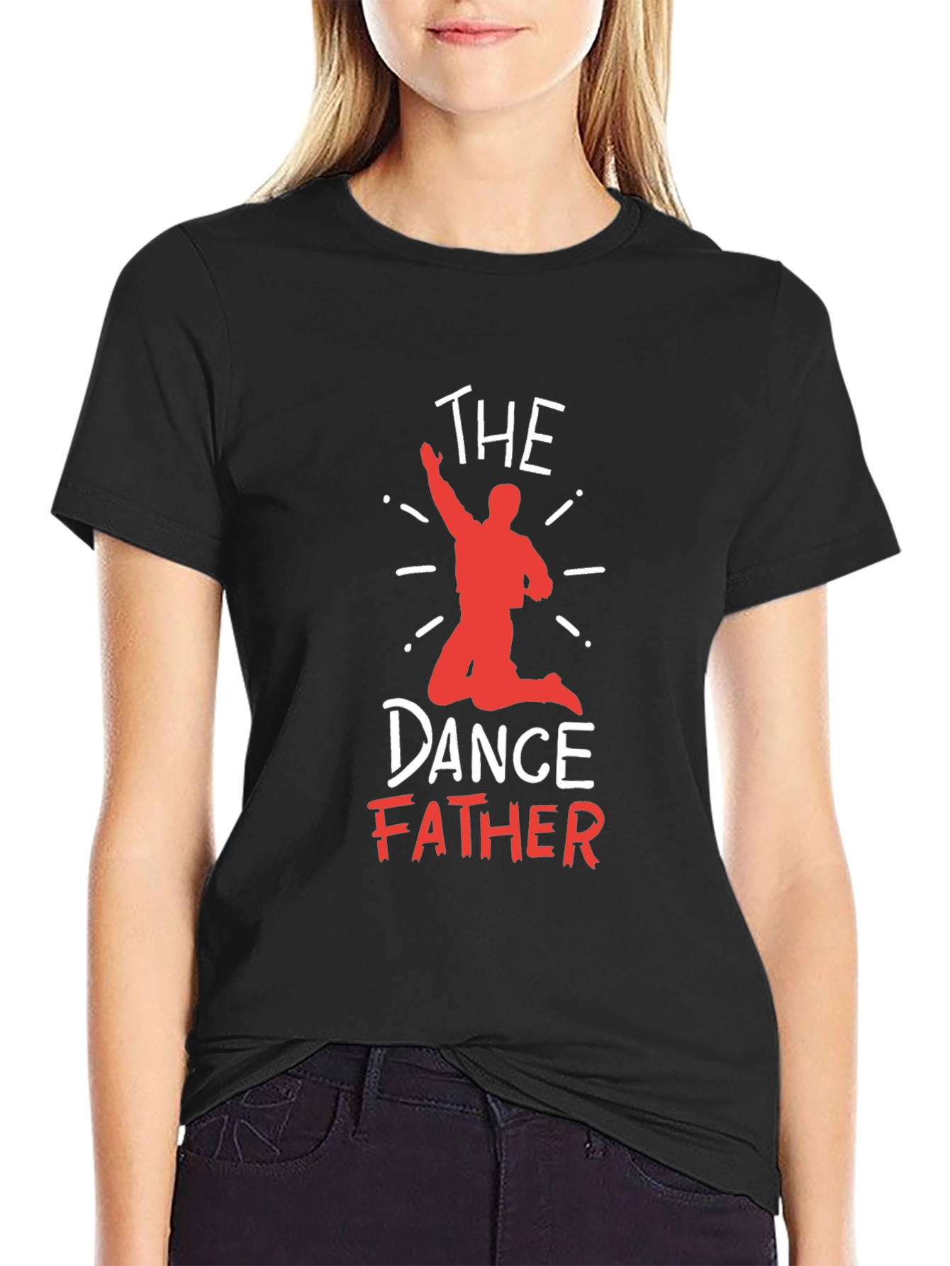 Black The Dance Father Graphic Tee - Stylish & Unique T-Shirt view 2