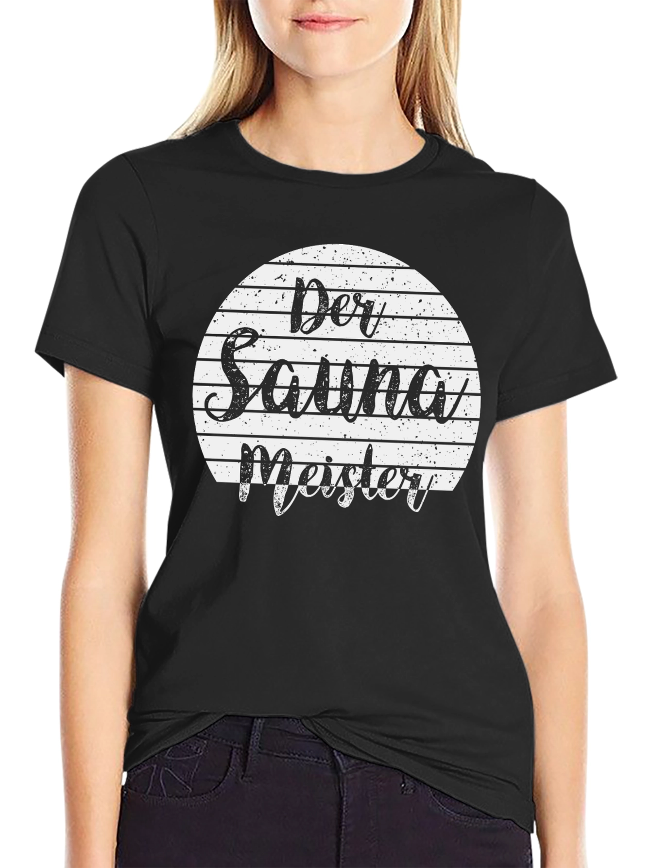 Black Der Saunameister T-Shirt Black view 2