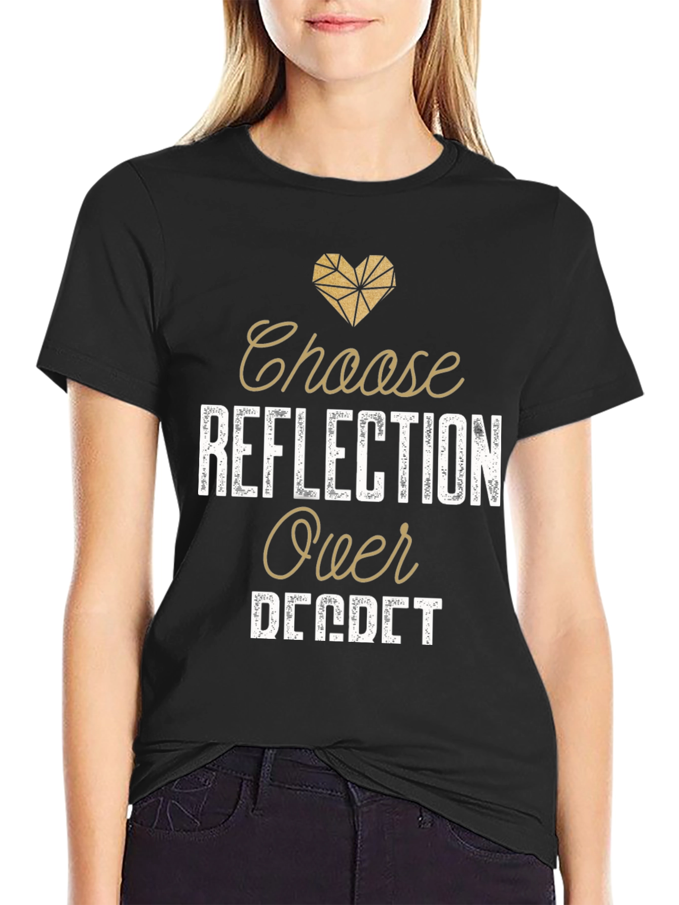 Black Choose Reflection T-Shirt view 2