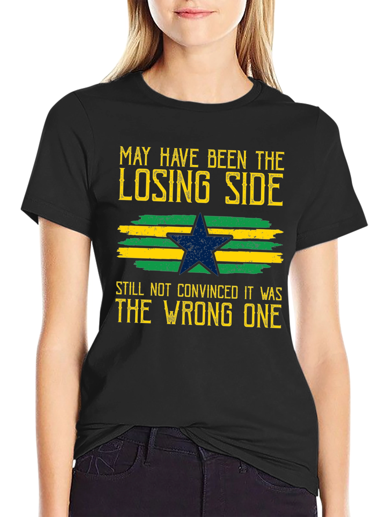 Black Losing Side T-Shirt: Still Not Convinced It Was The Wrong One view 2
