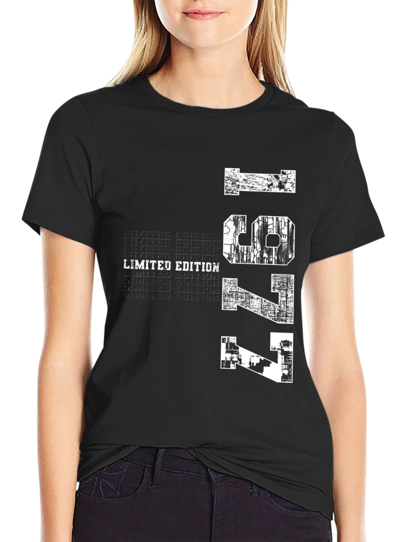 Black Limited Edition 1977 Graphic T-Shirt view 2