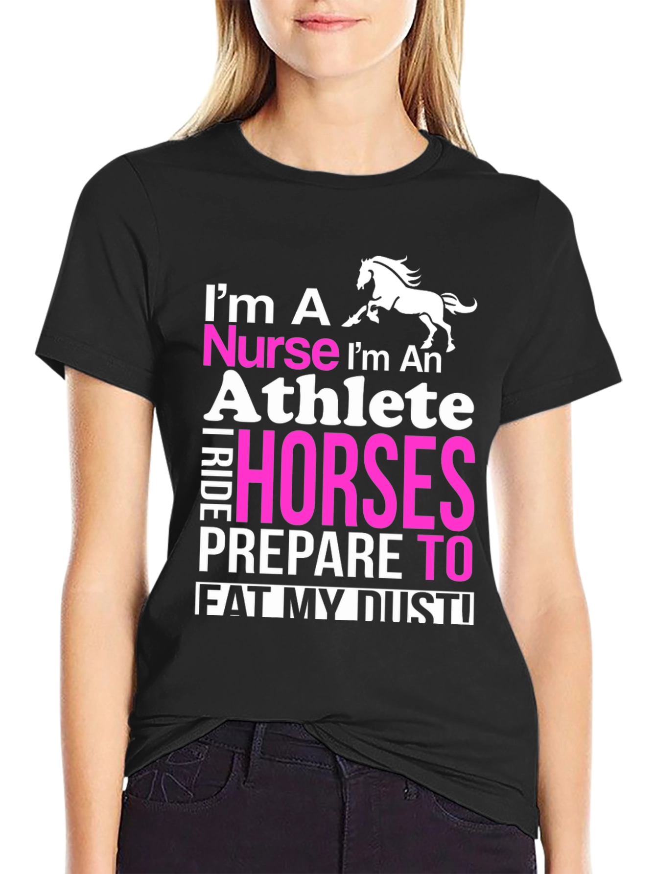Nurse Athlete Horse Rider T-Shirt - 2