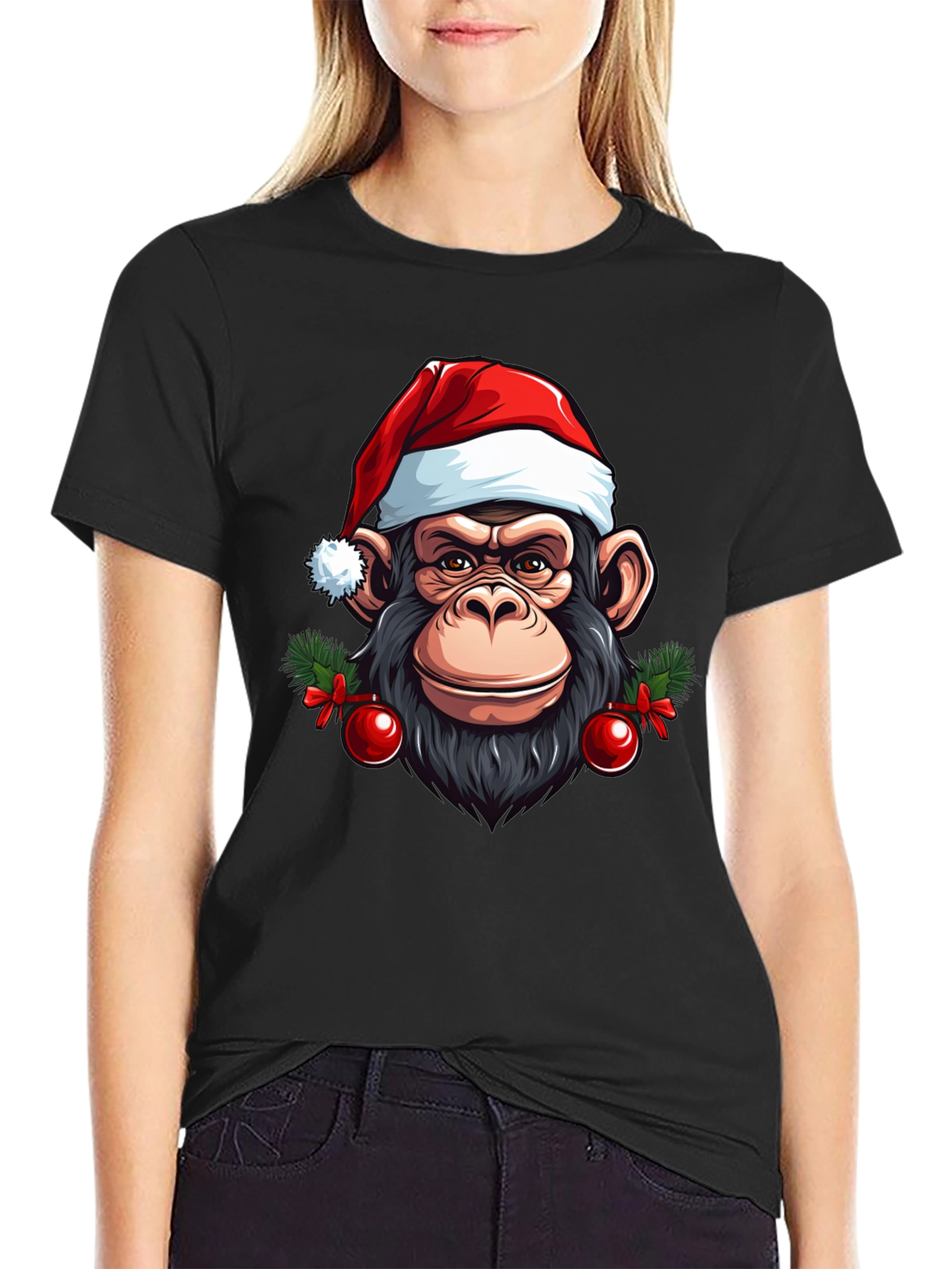 Festive Monkey Graphic Tee - 2