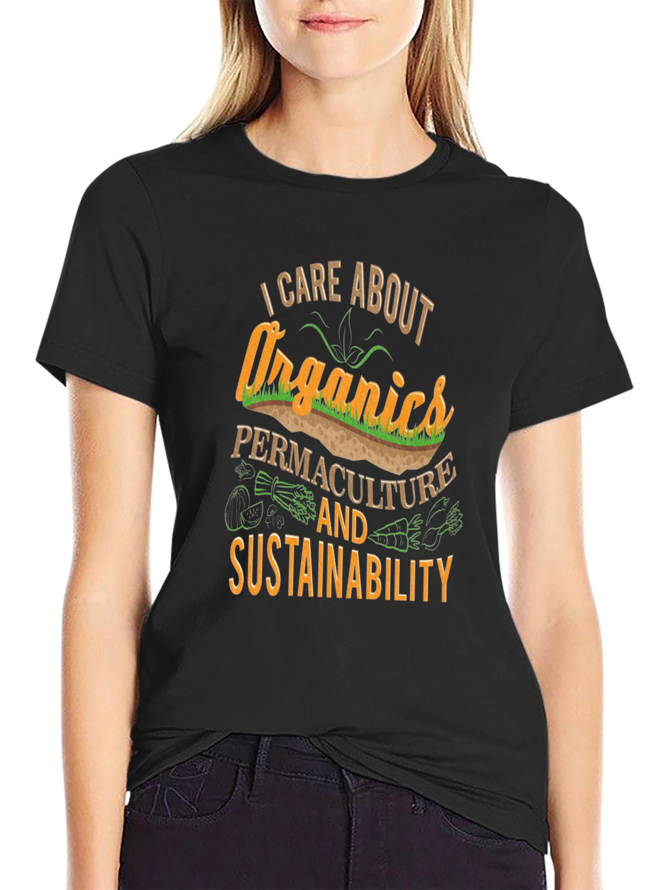 Organics Permaculture Sustainability Graphic Tee - 2