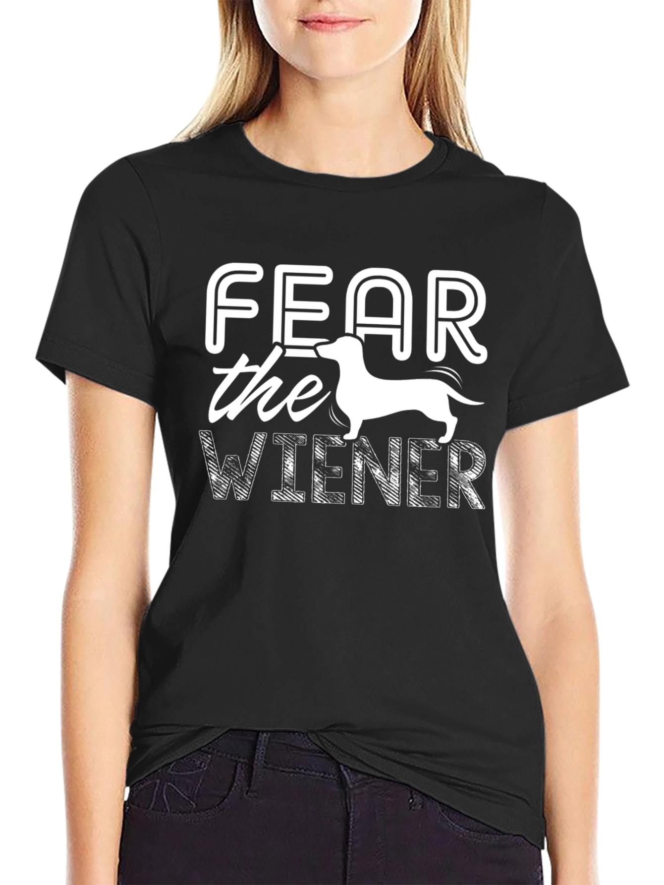 Fear the Wiener Funny Dachshund T-Shirt - 2