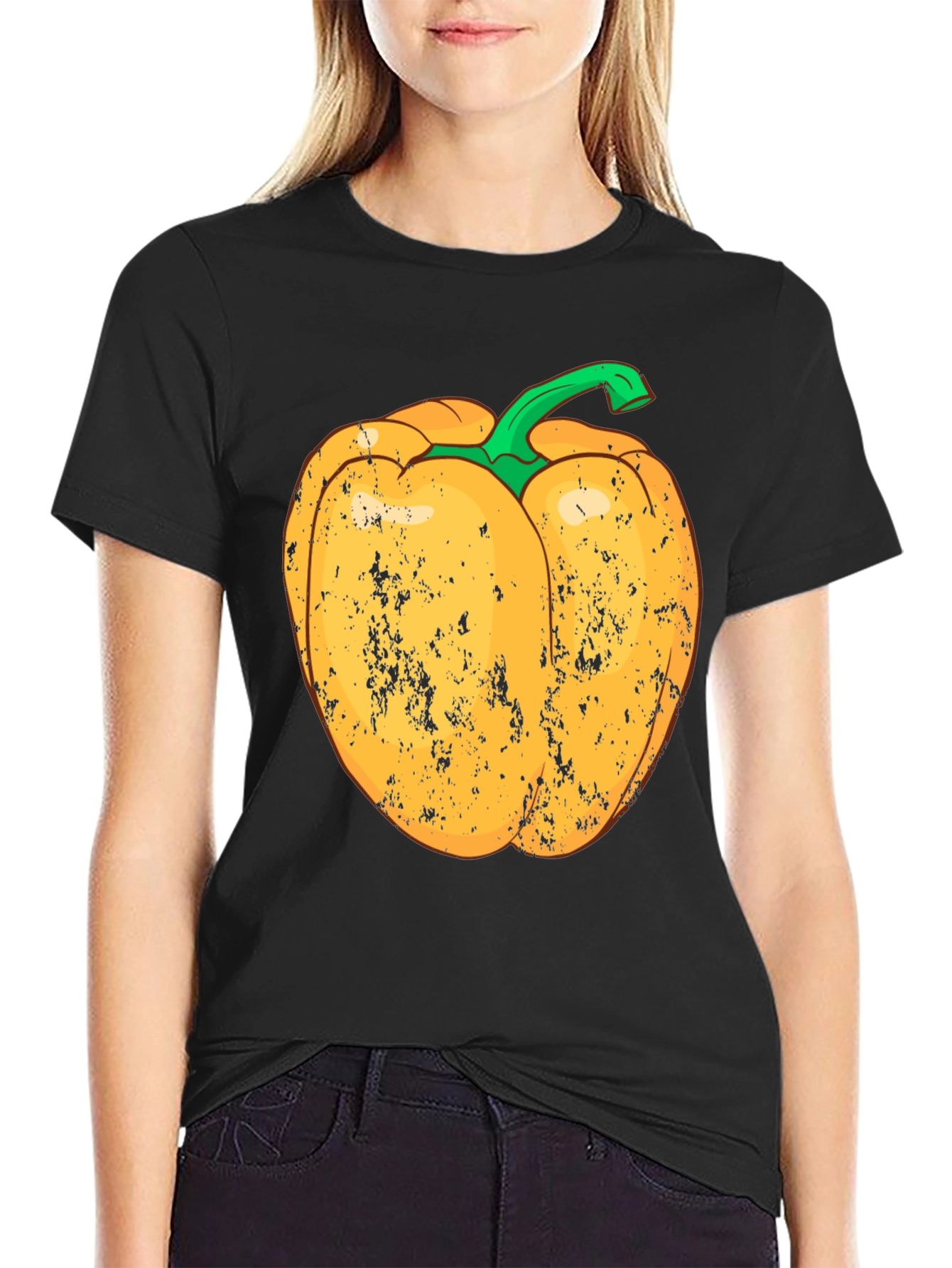 Yellow Pepper Graphic Tee - Quirky & Fun! - 2