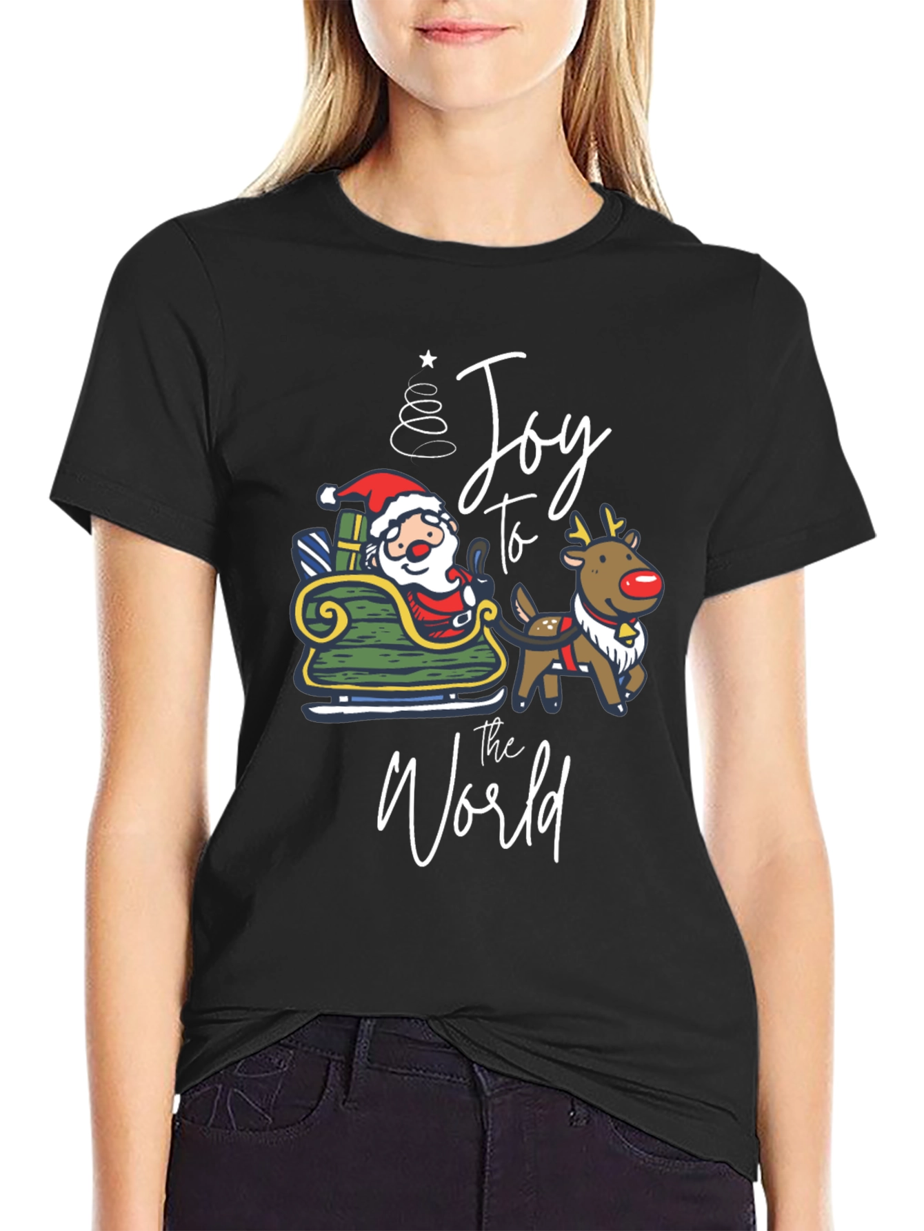 Joy To The World Christmas T-Shirt - 2