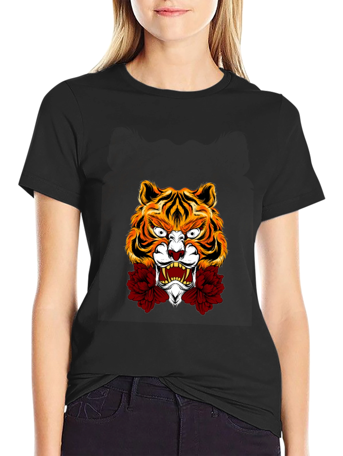 Black Tiger Graphic Tee - Bold Style view 2