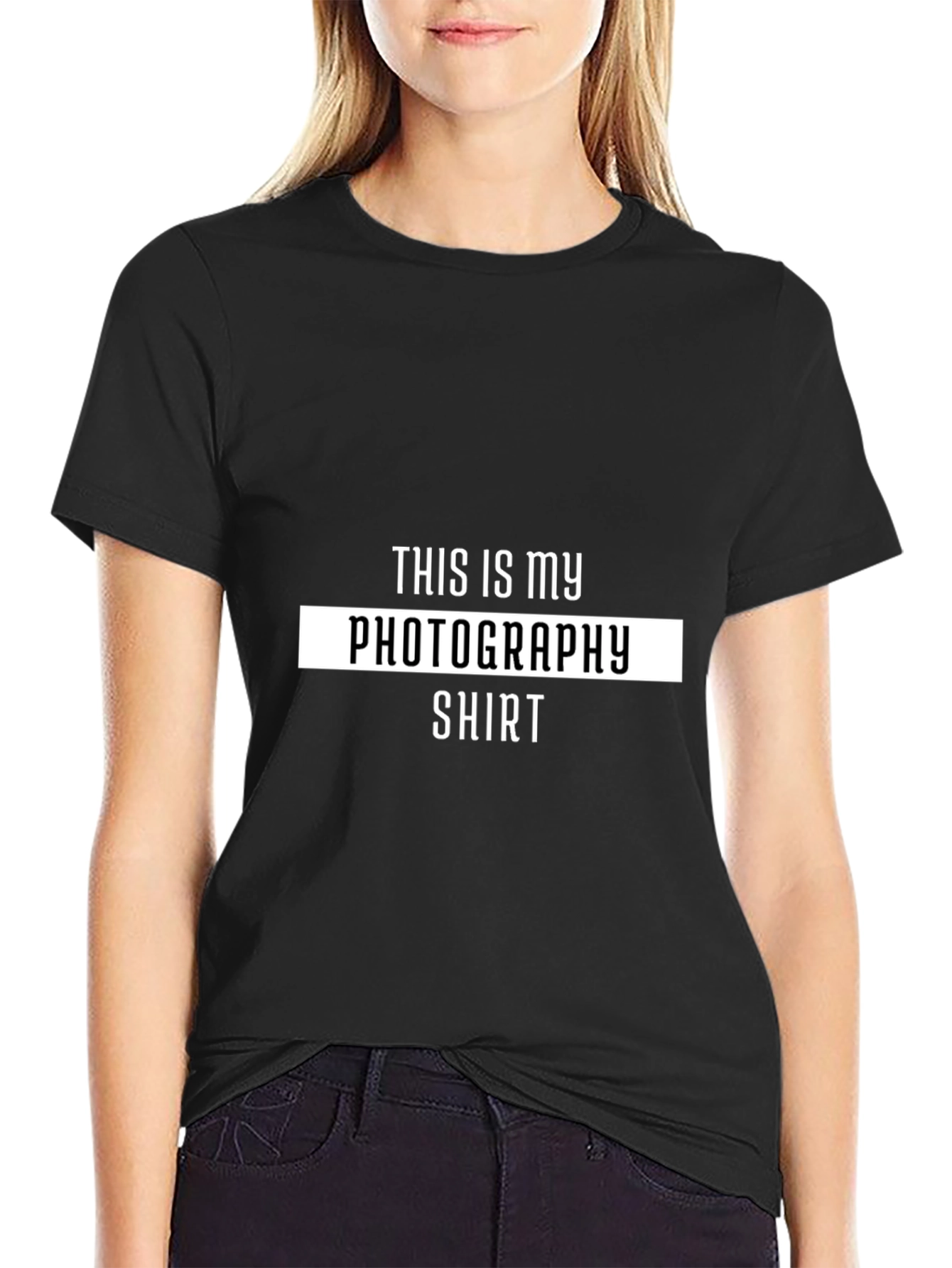 Black Photography Shirt - Funny Photographer Tee view 2