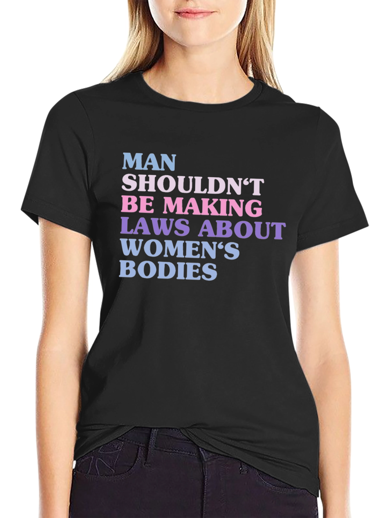 Black Man Shouldn't Be Making Laws T-Shirt view 2