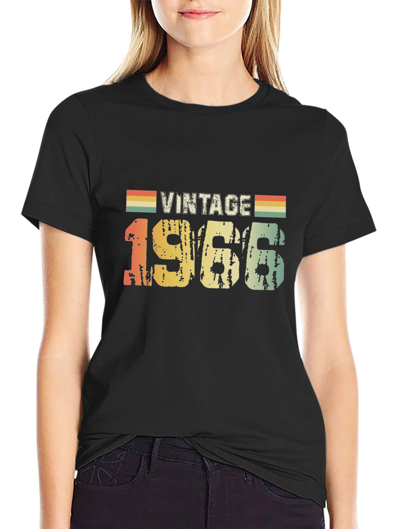 Black Vintage 1966 Graphic T-Shirt view 2