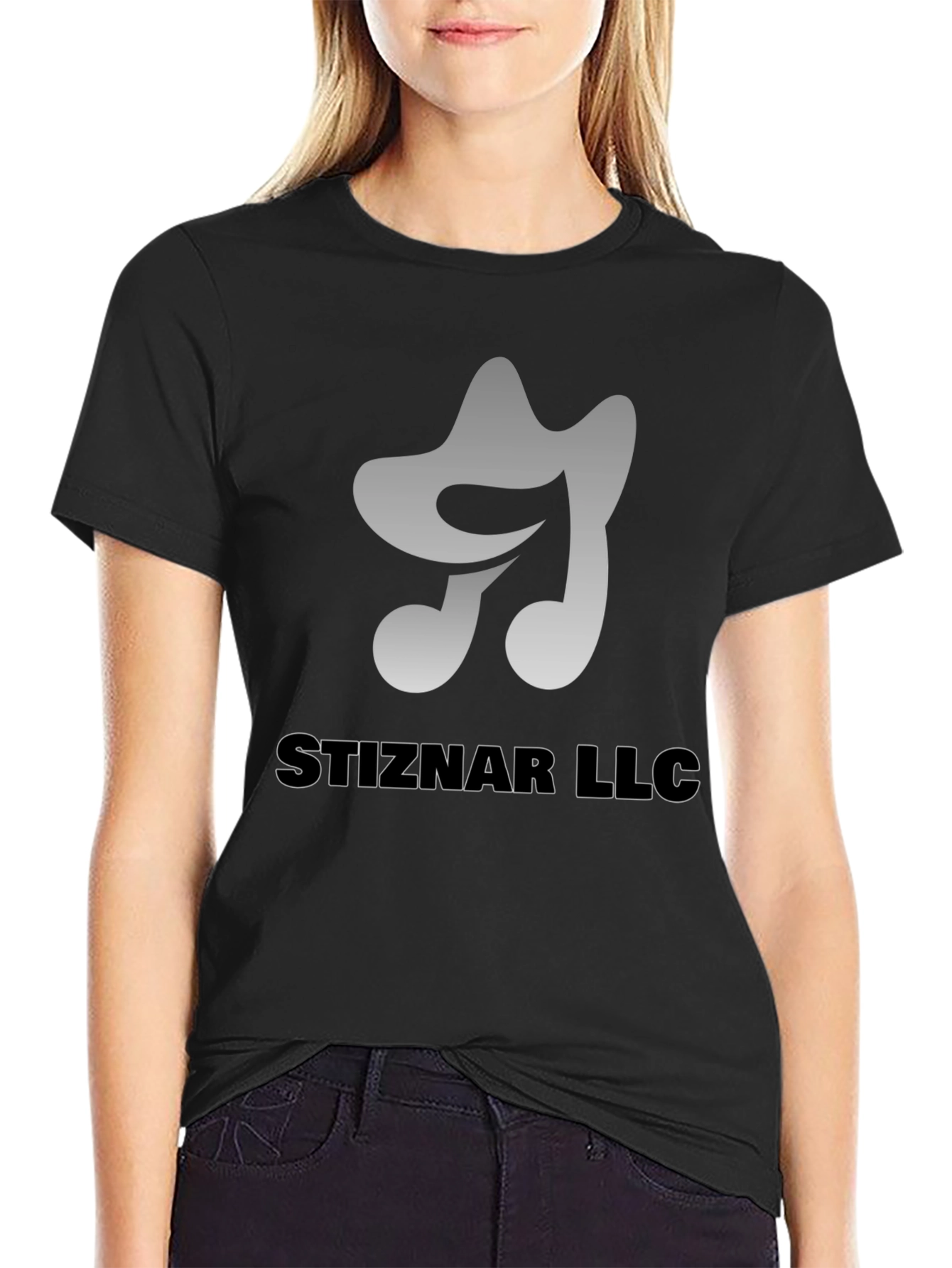 Black Stiznar LLC Black Graphic Tee view 2