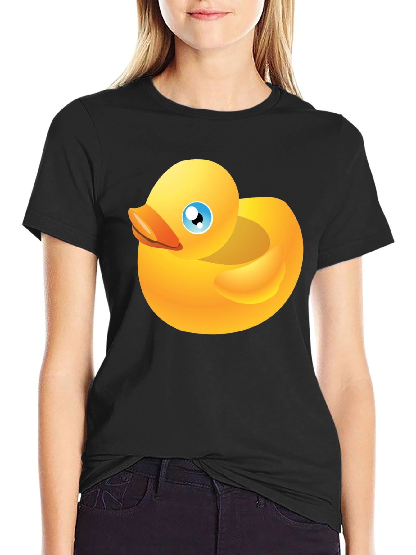 Black Duck Graphic Black T-Shirt view 2