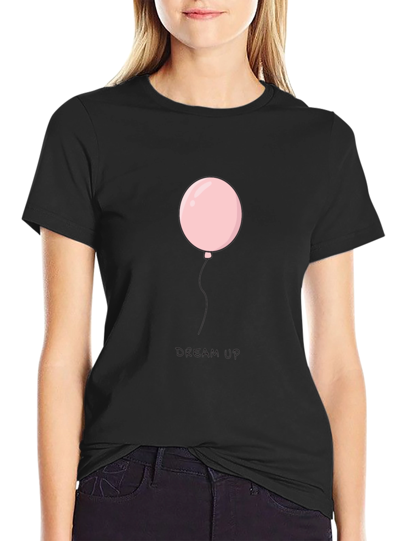 Dream Up Balloon Graphic T-Shirt - Stylish Casual Tee - 2