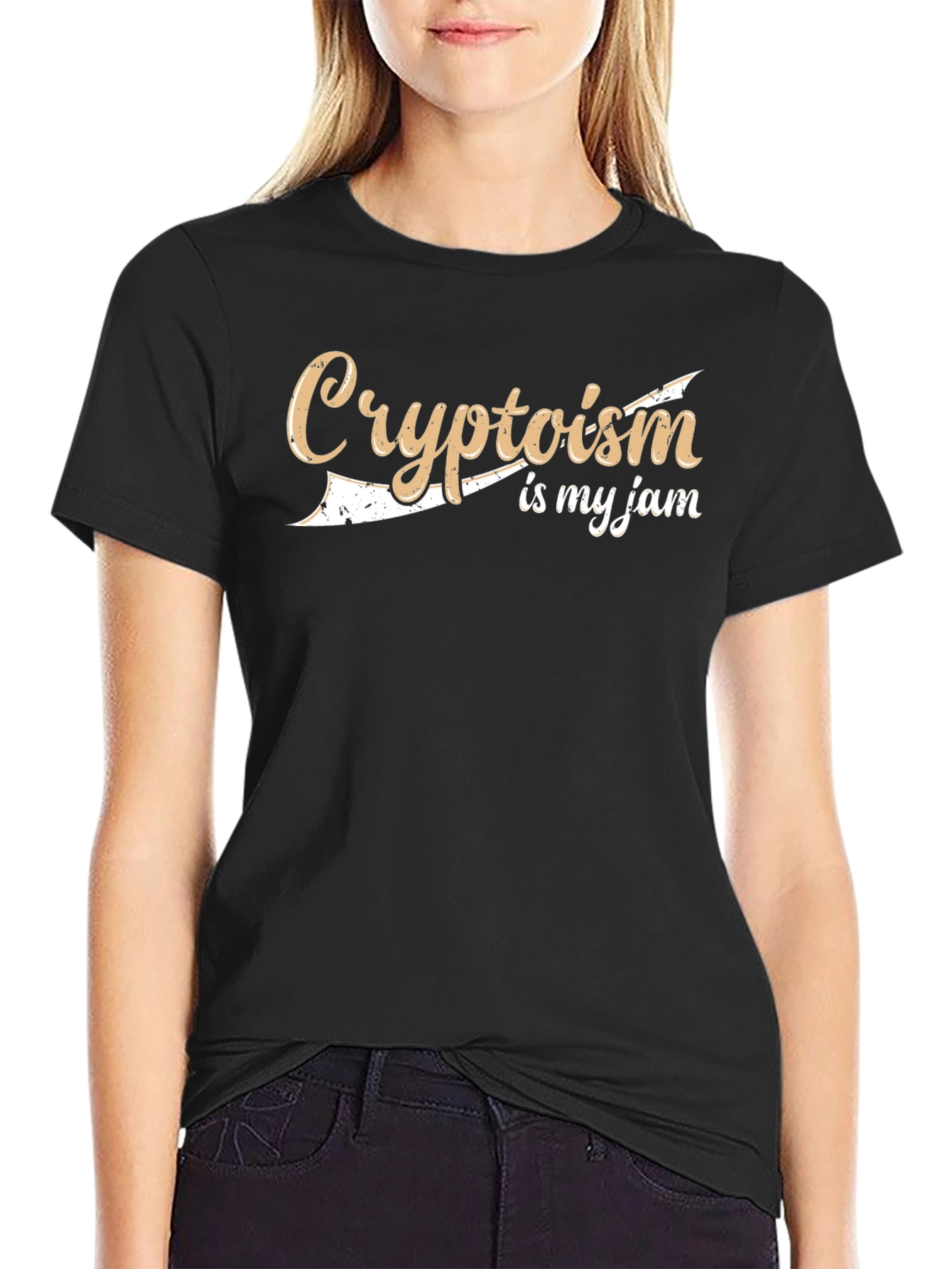 Black Cryptoism Is My Jam T-Shirt view 2