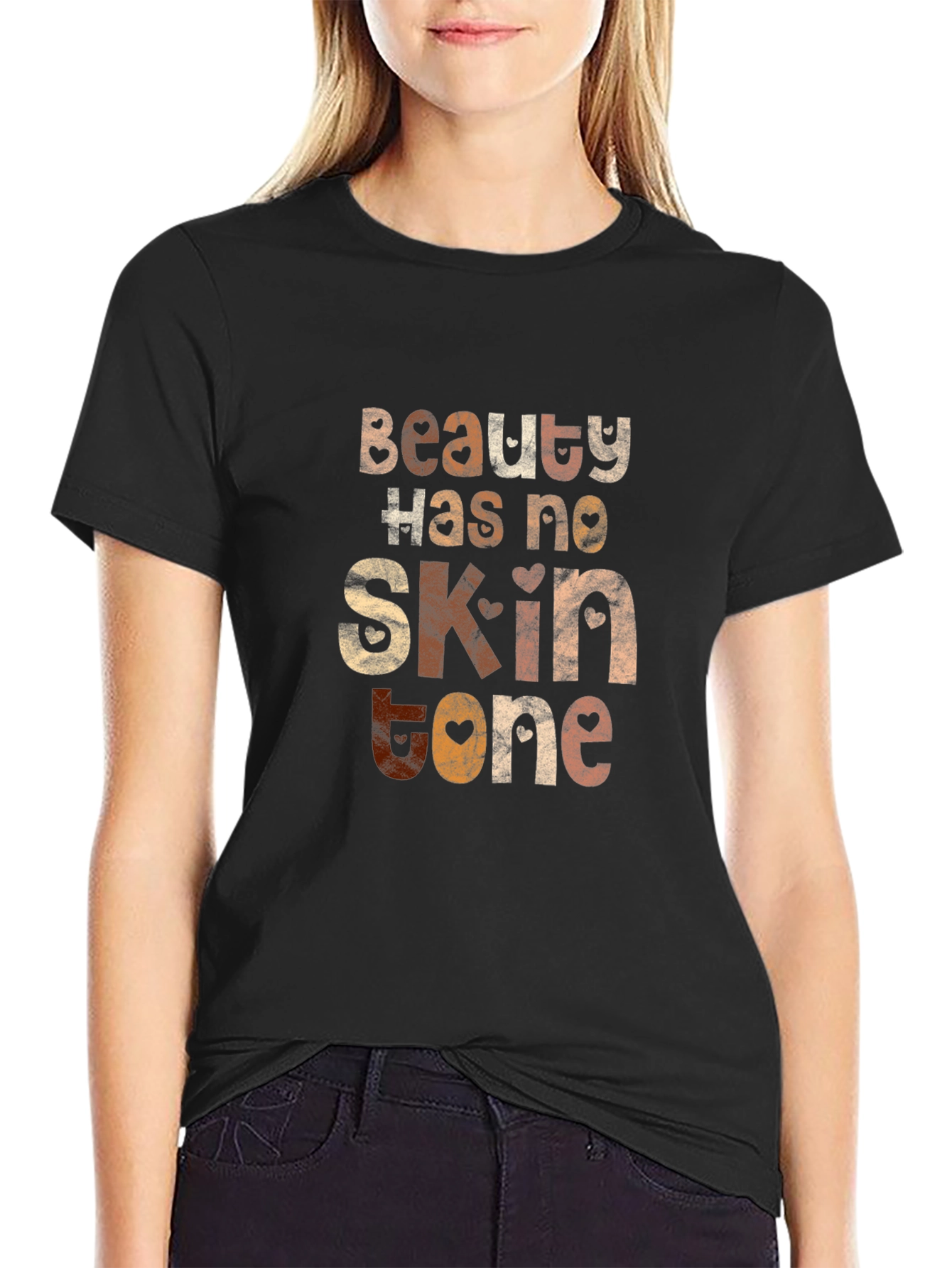 Black Beauty Has No Skin Tone Graphic T-Shirt view 2