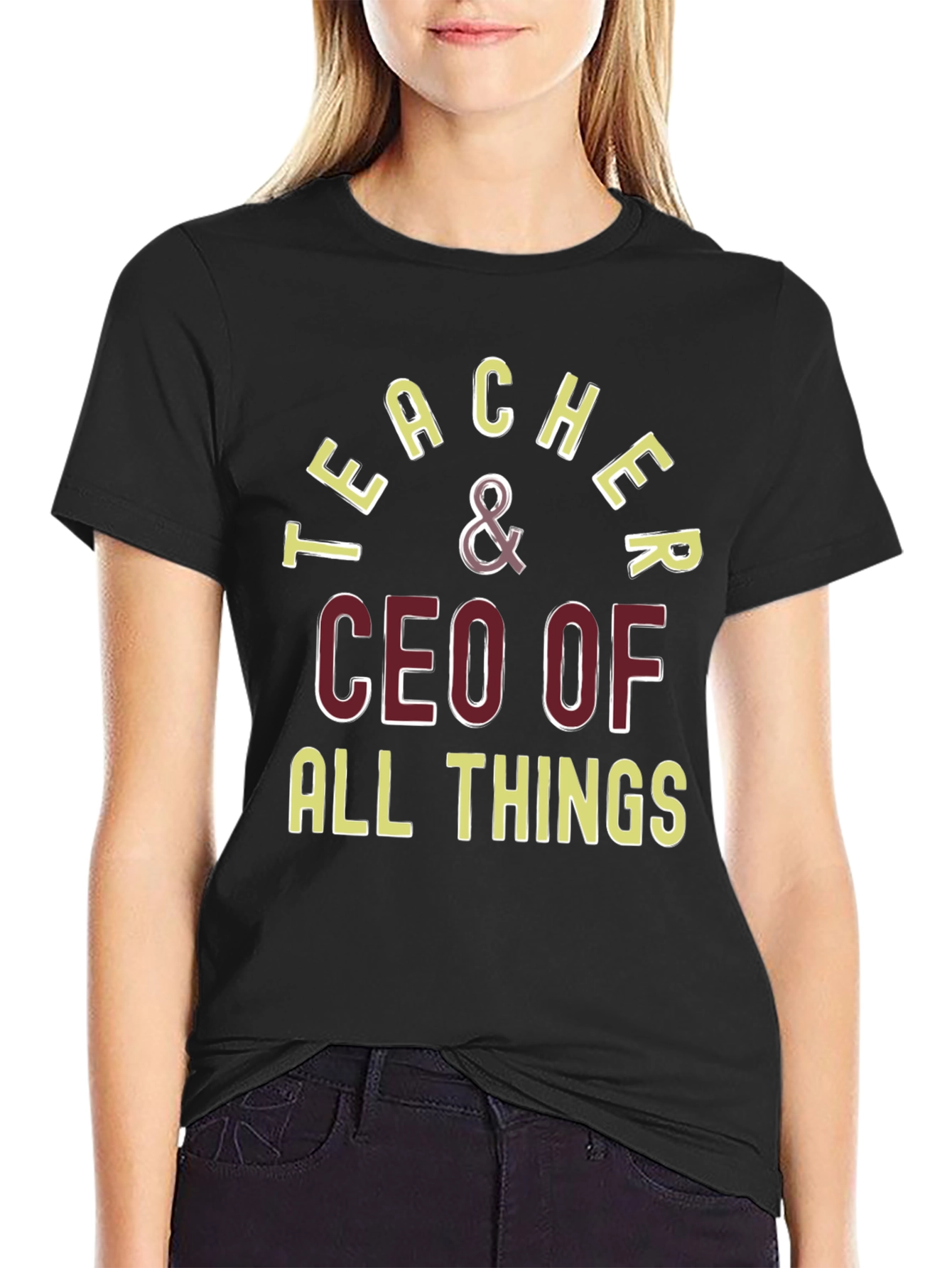 Black Teacher & CEO of All Things Graphic Tee view 2