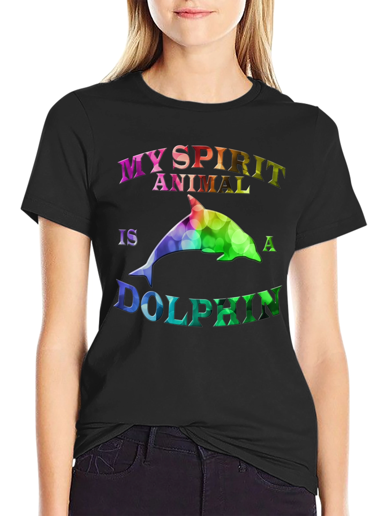 My Spirit Animal is a Dolphin T-Shirt - 2