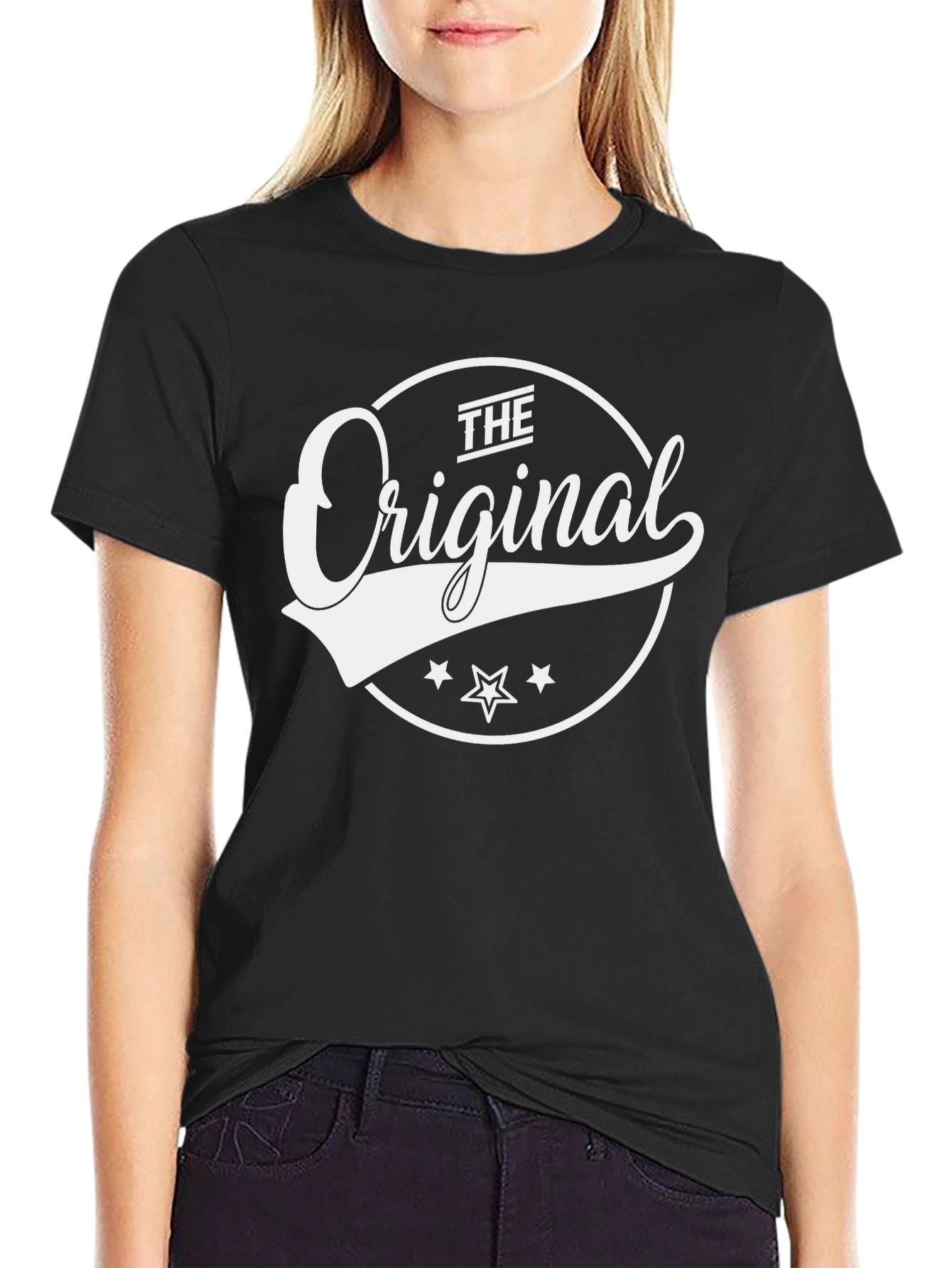 Black The Original Graphic T-Shirt - Classic Design view 2
