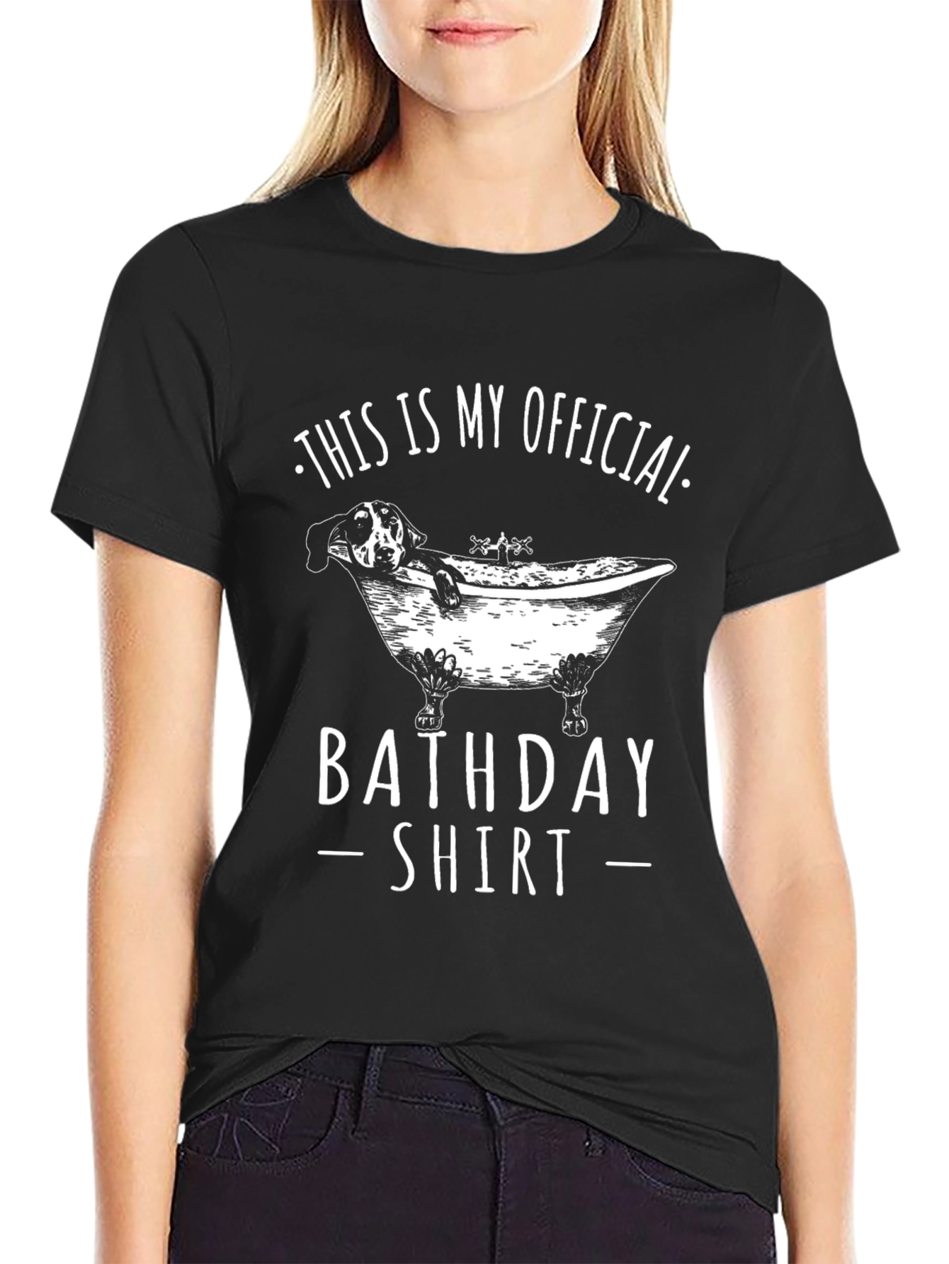 Black Official Bathday T-Shirt view 2