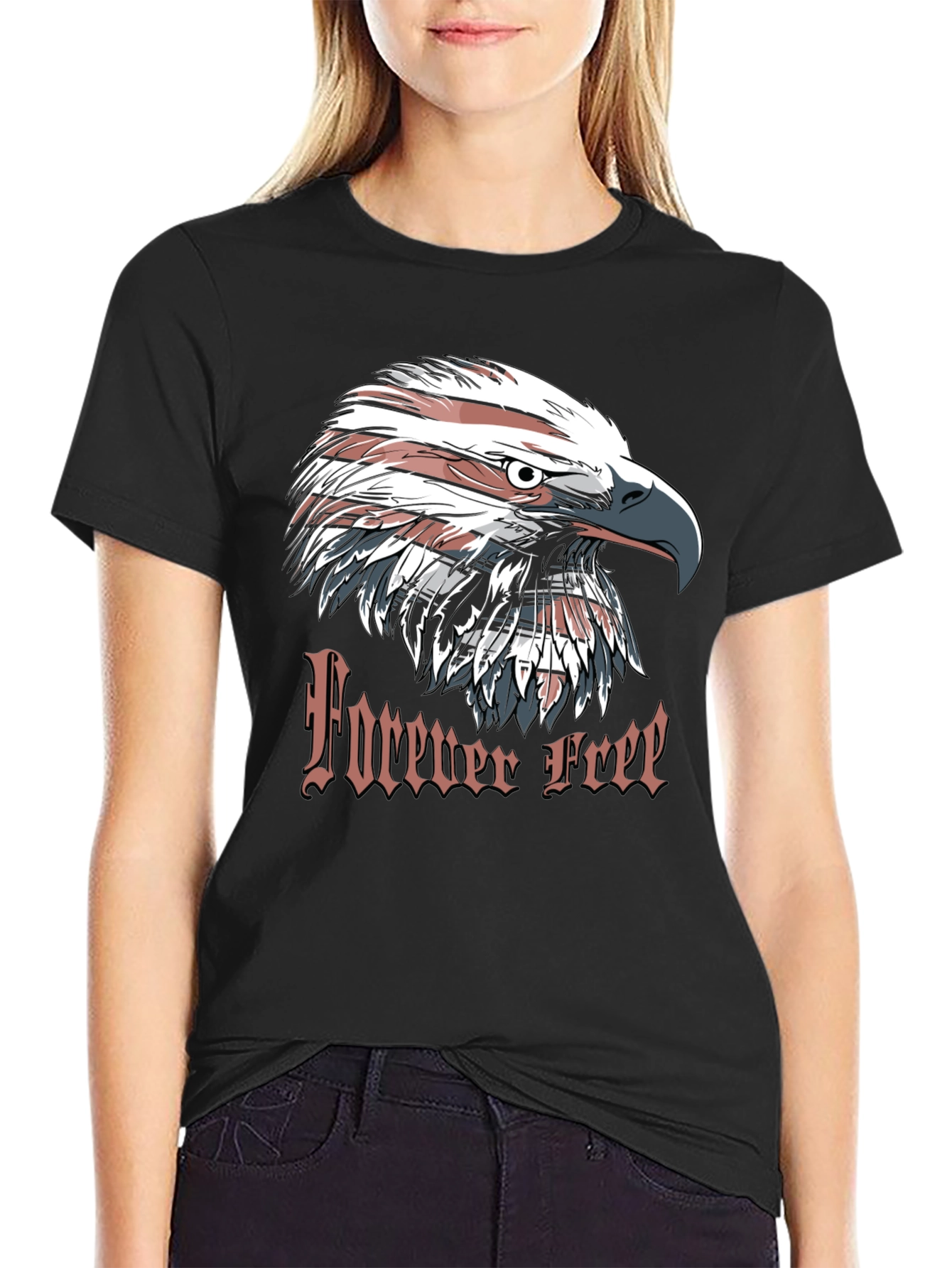 Forever Free Eagle Graphic T-Shirt - 2