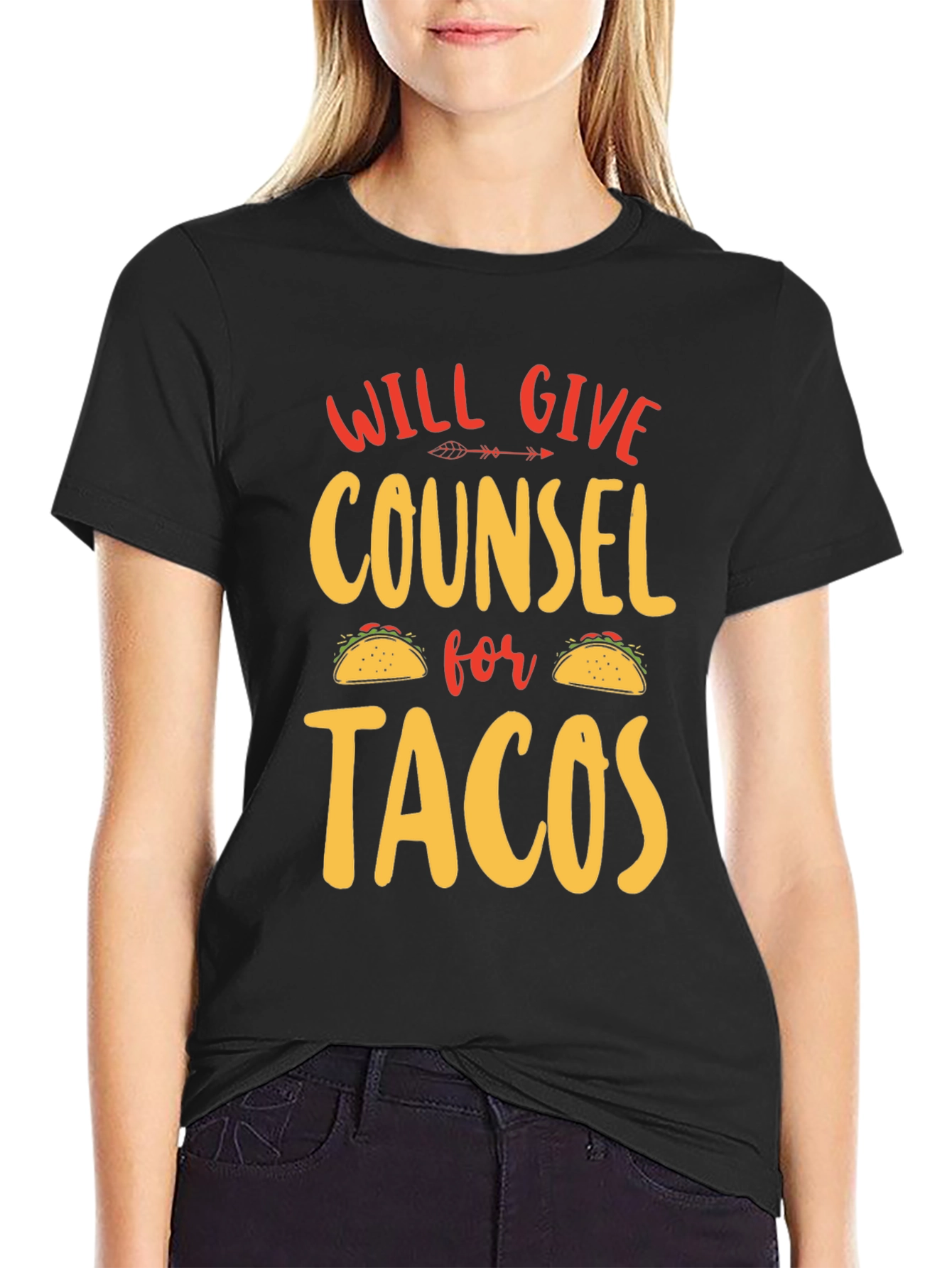 Will Give Counsel For Tacos Graphic Tee - 2