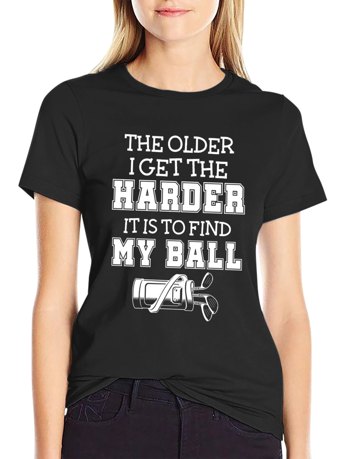 Funny Golf T-Shirt: The Older I Get - 2