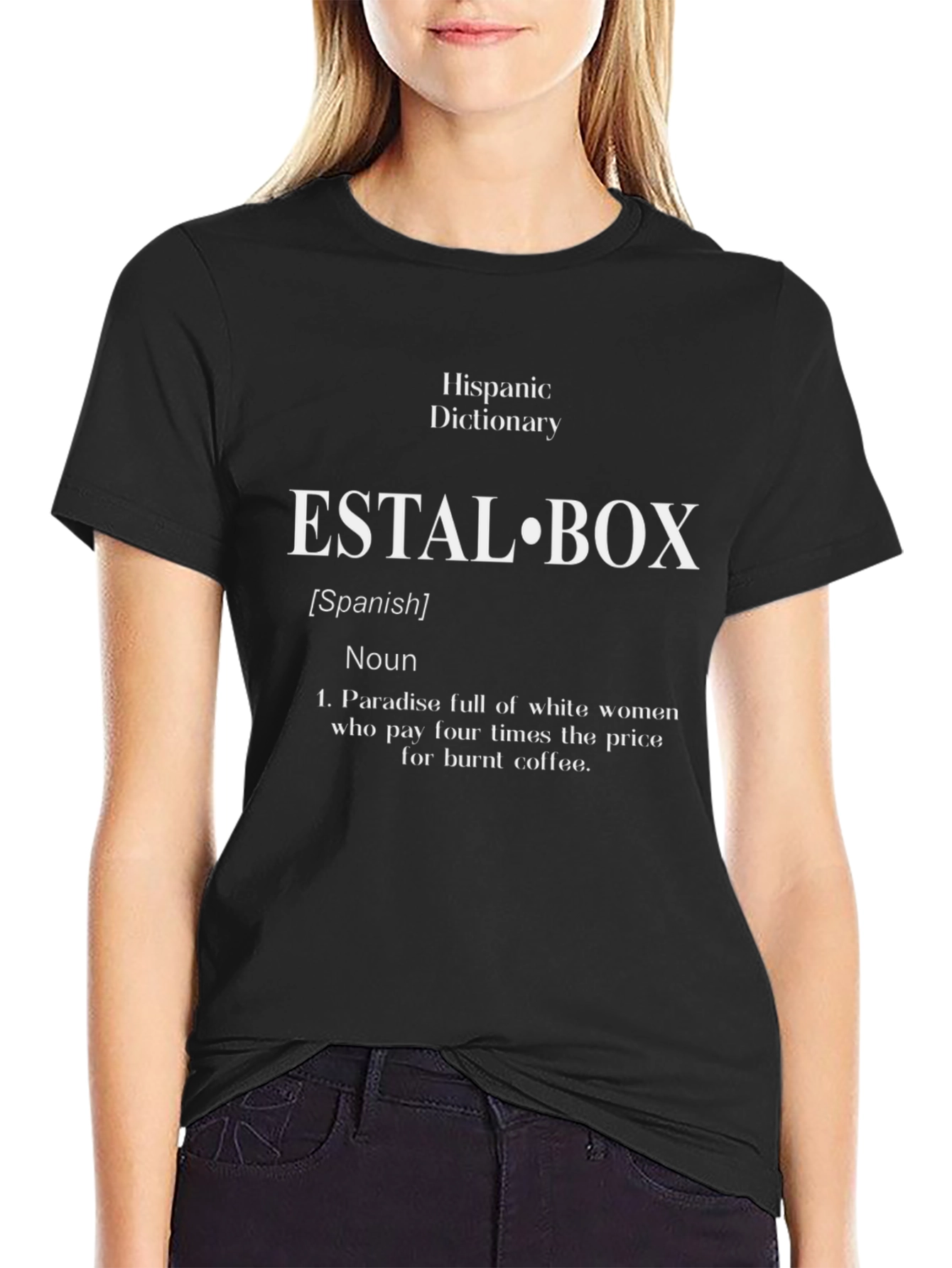 Black Estal Box Definition T-Shirt view 2