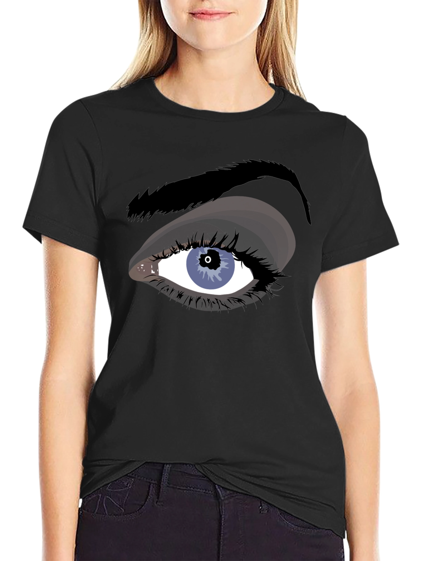 Black Eye Graphic T-Shirt - Stylish Unisex Tee view 2