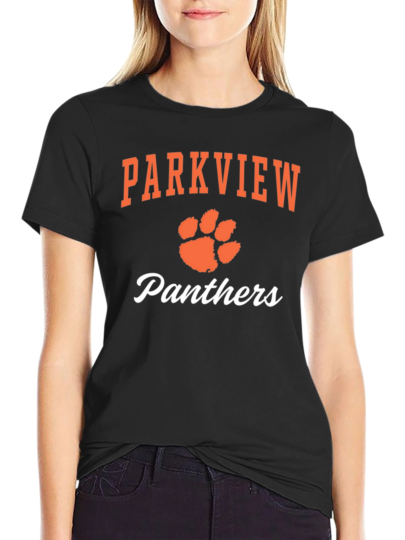 Black Parkview Panthers T-Shirt: School Pride view 2