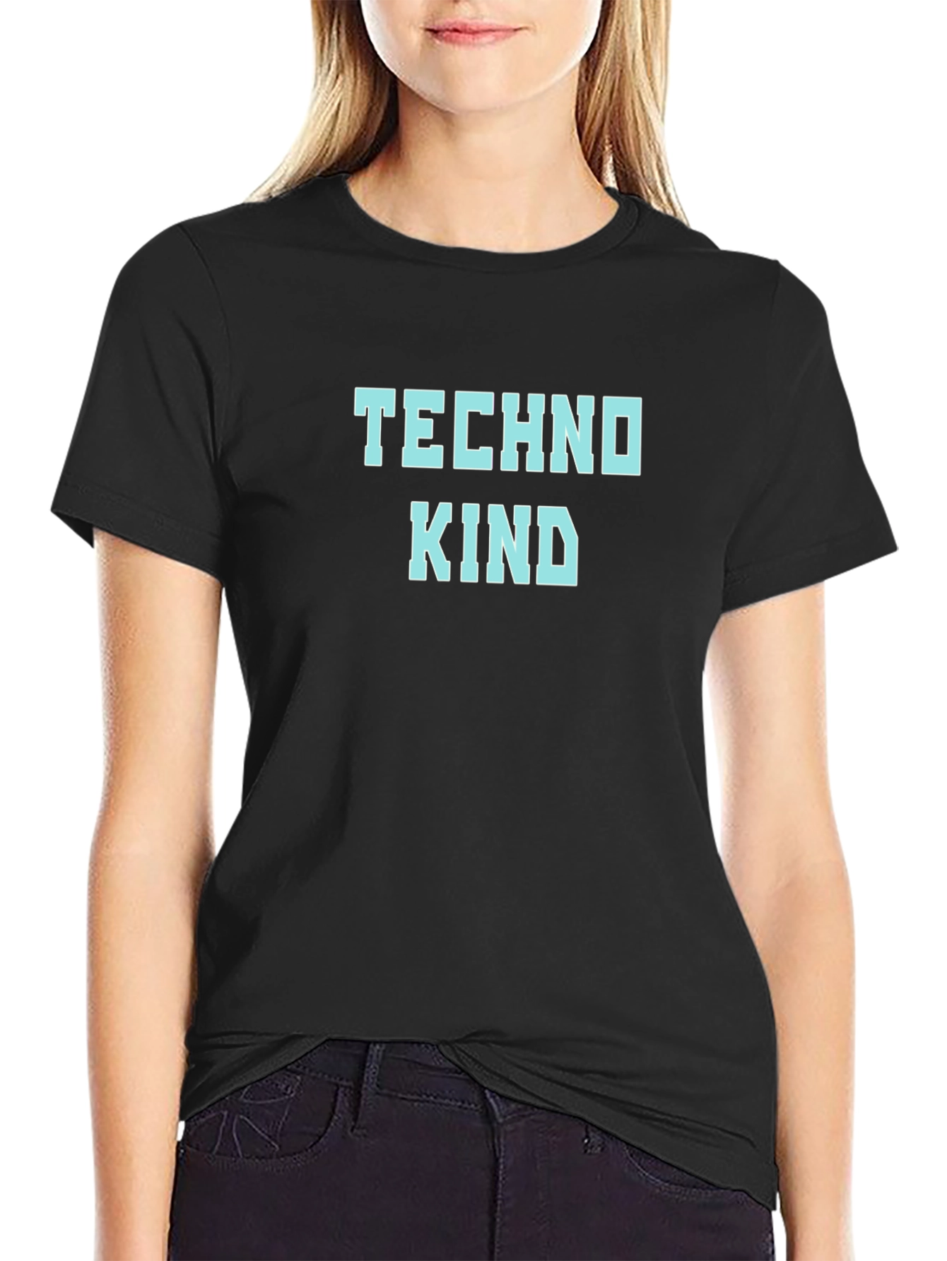 Black Techno Kind Graphic Tee - Modern Comfort view 2