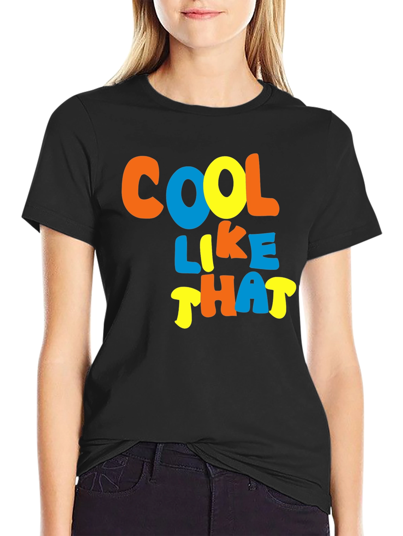 Black Cool Like That Graphic T-Shirt - Bold Statement Tee view 2