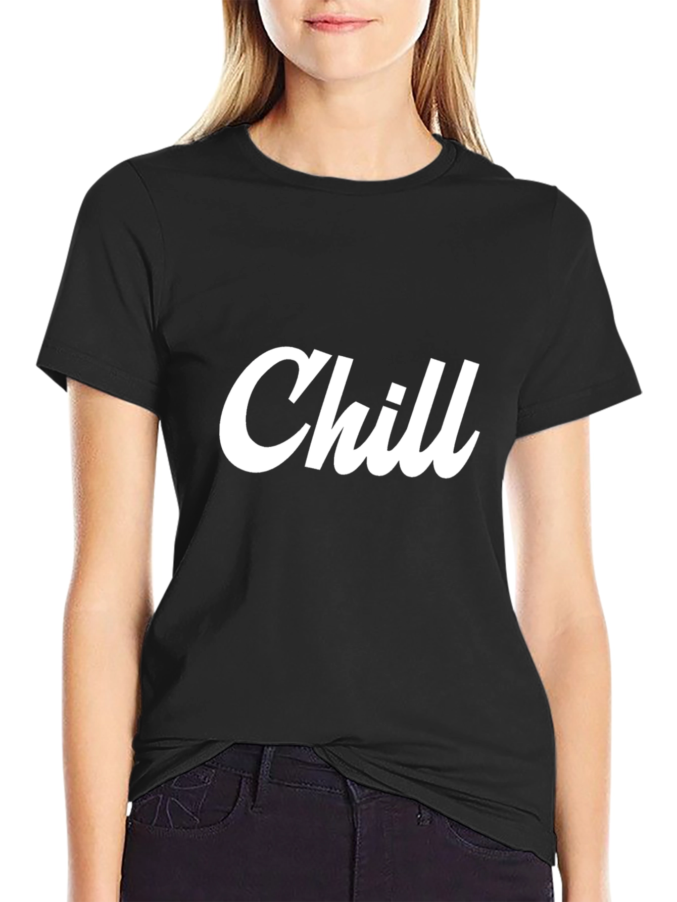 Black Chill Graphic T-Shirt - Relaxed Style view 2