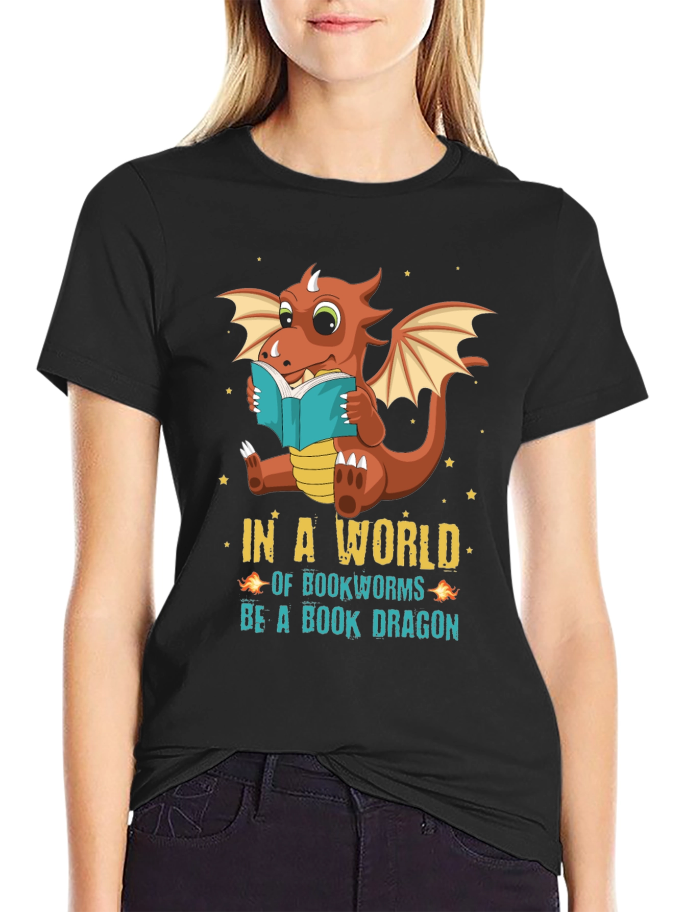 Black Book Dragon T-Shirt view 2