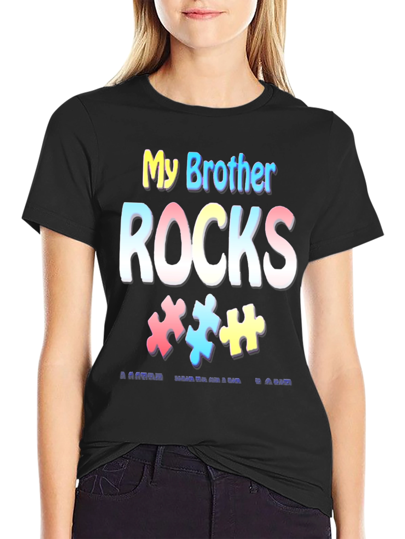 My Brother Rocks Autism Awareness T-Shirt - 2