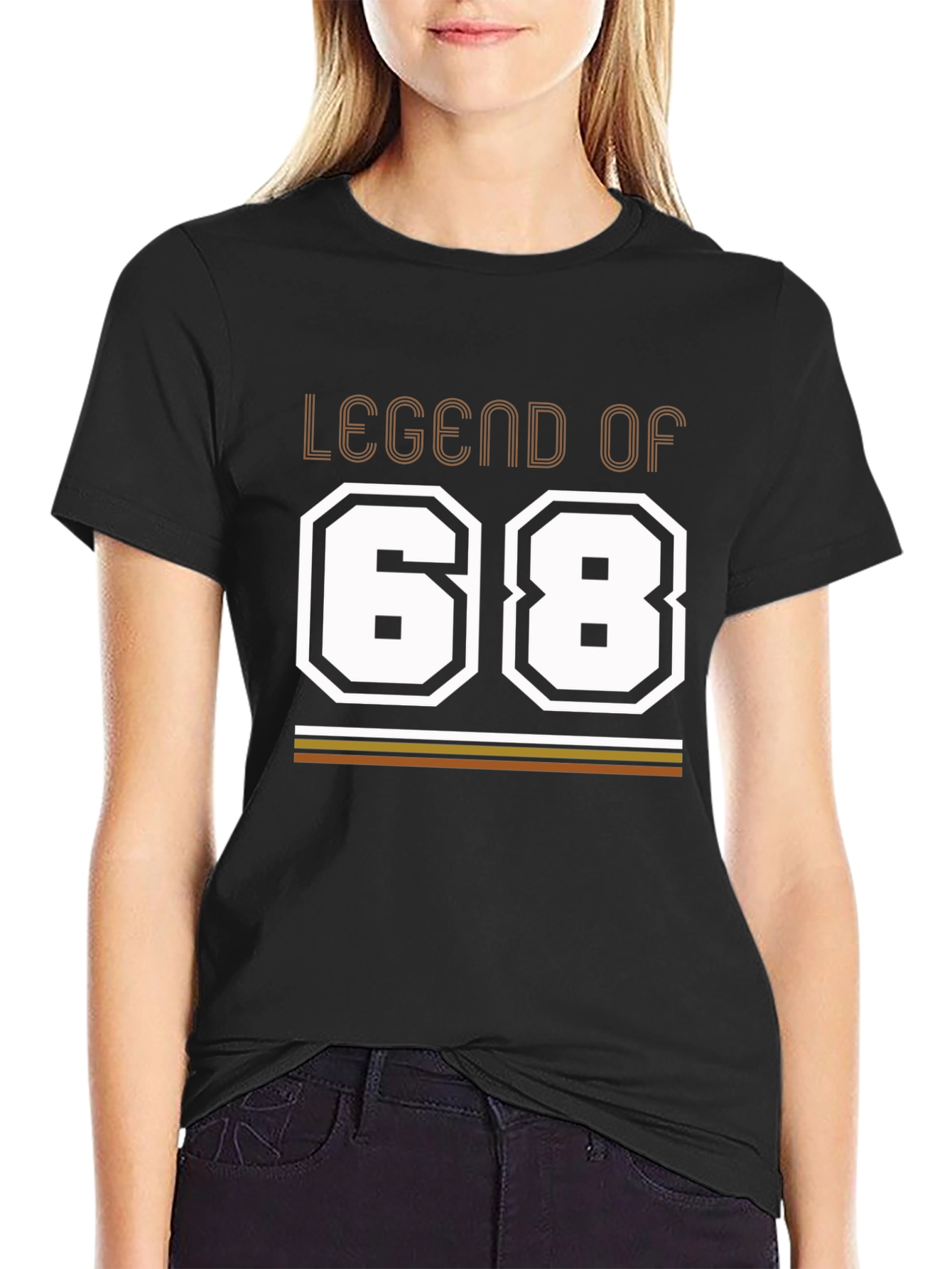 Black Legend of 68 T-Shirt - Retro Style view 2