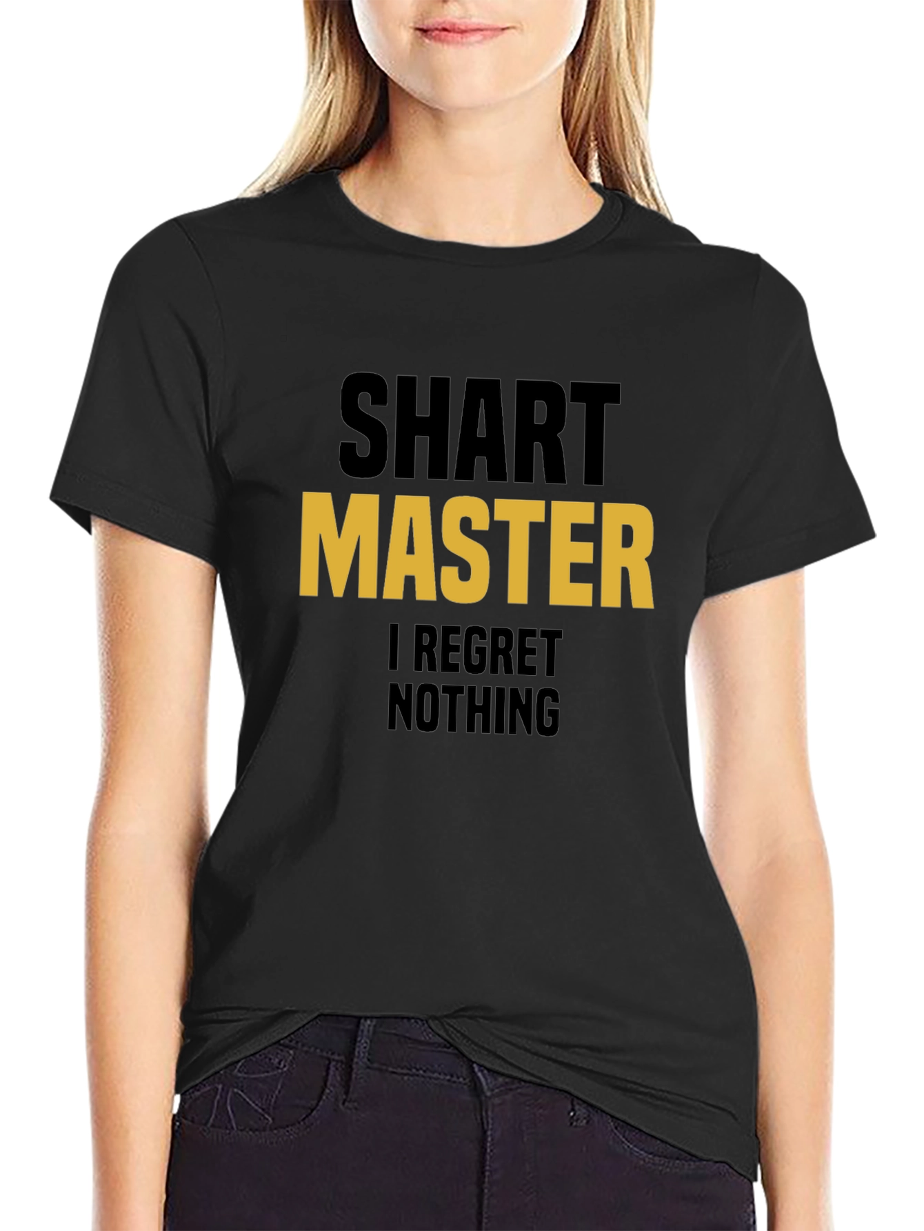 Black Shart Master Funny Novelty T-Shirt view 2