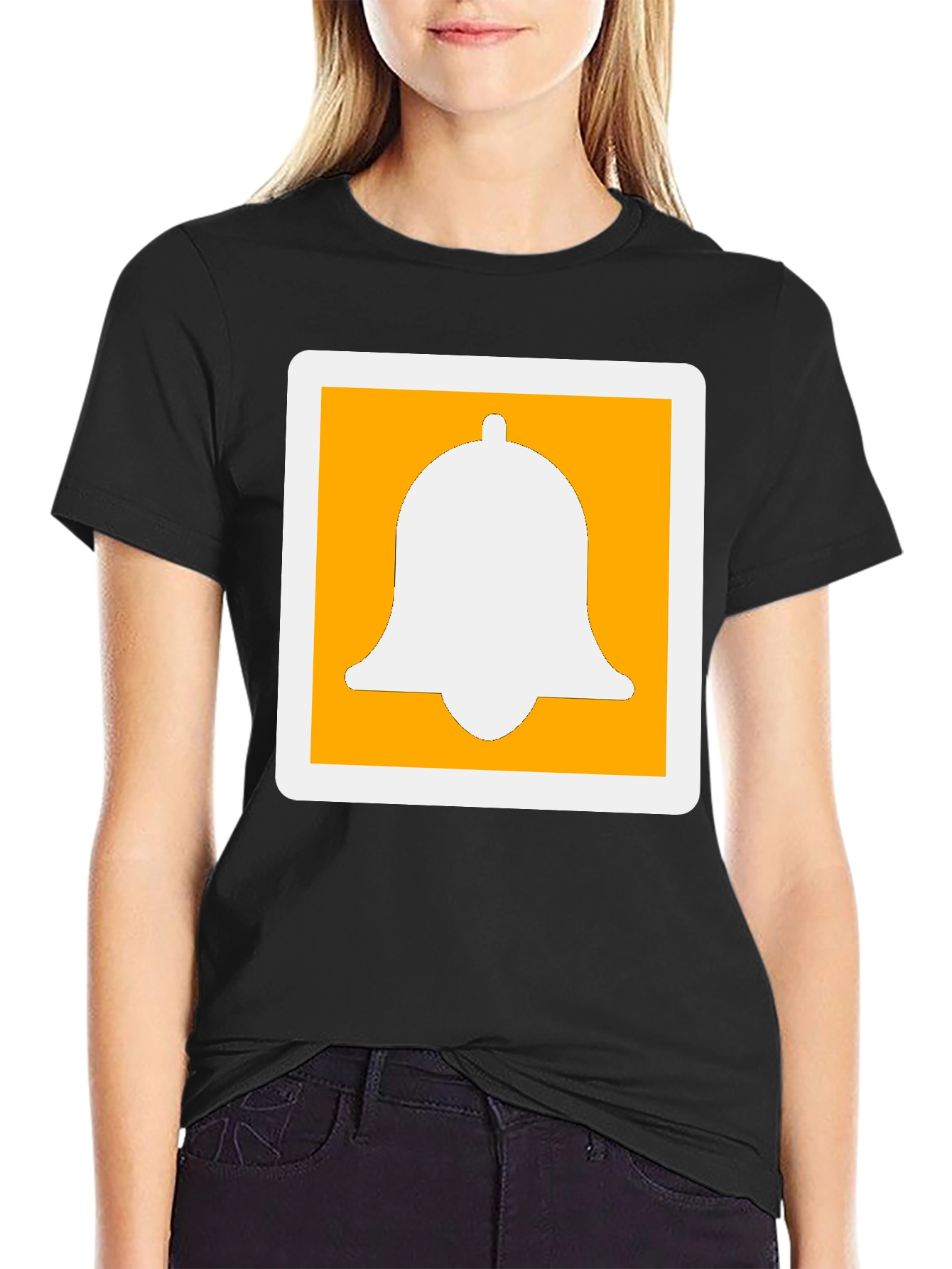 Black Men's Black Graphic Tee - Notification Icon view 2