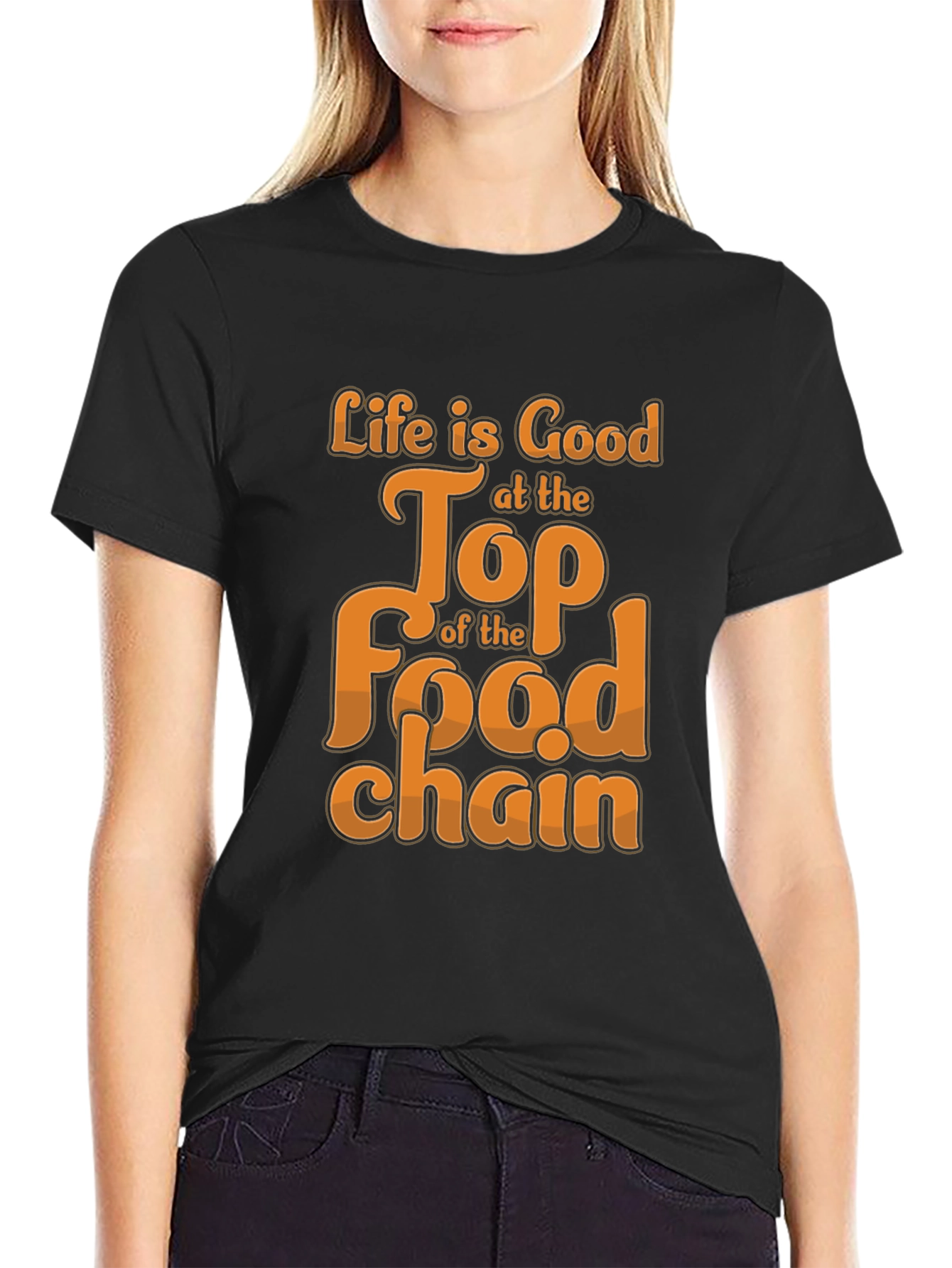 Black Life is Good T-Shirt - Top of Food Chain view 2