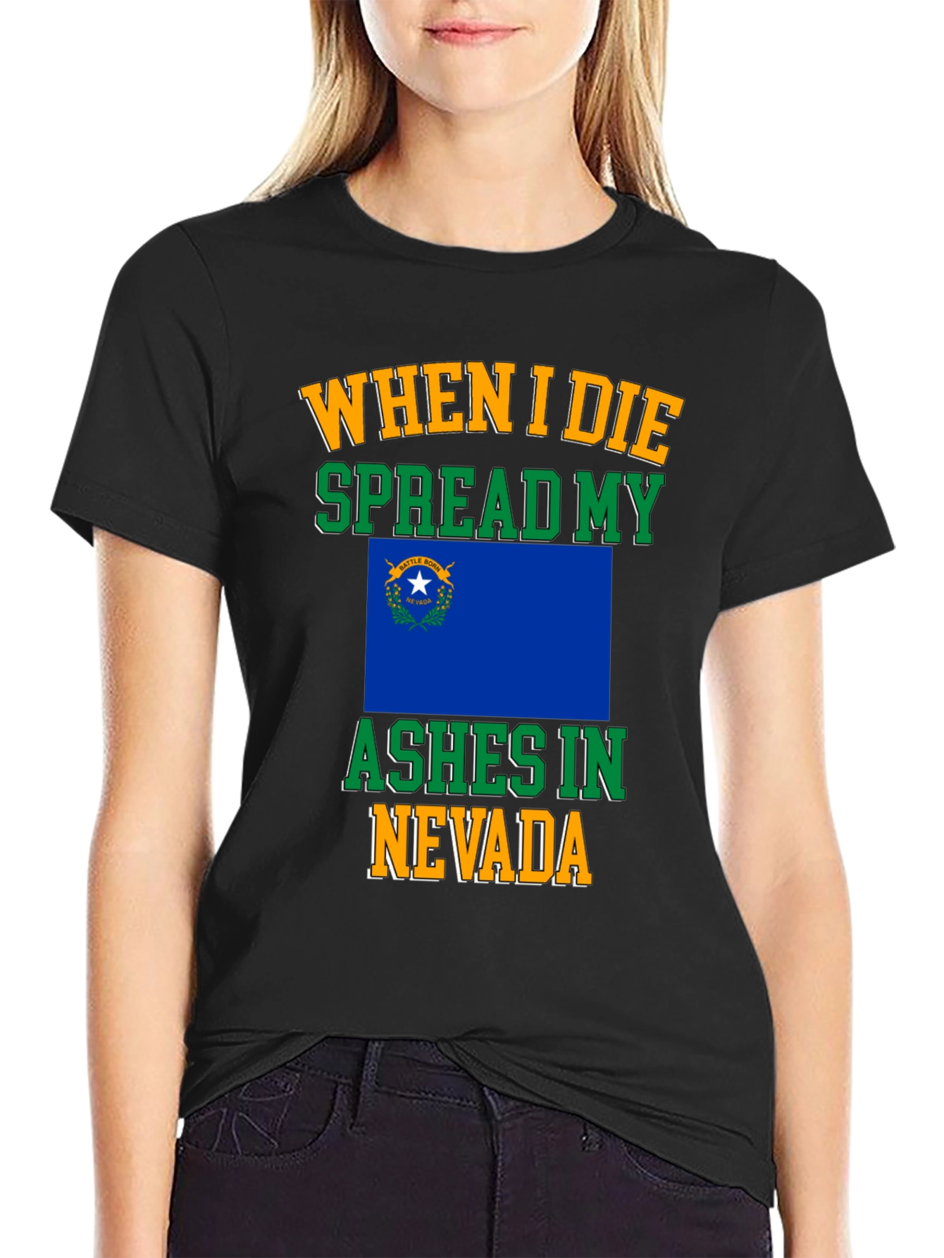 Black Nevada Ashes T-Shirt view 2