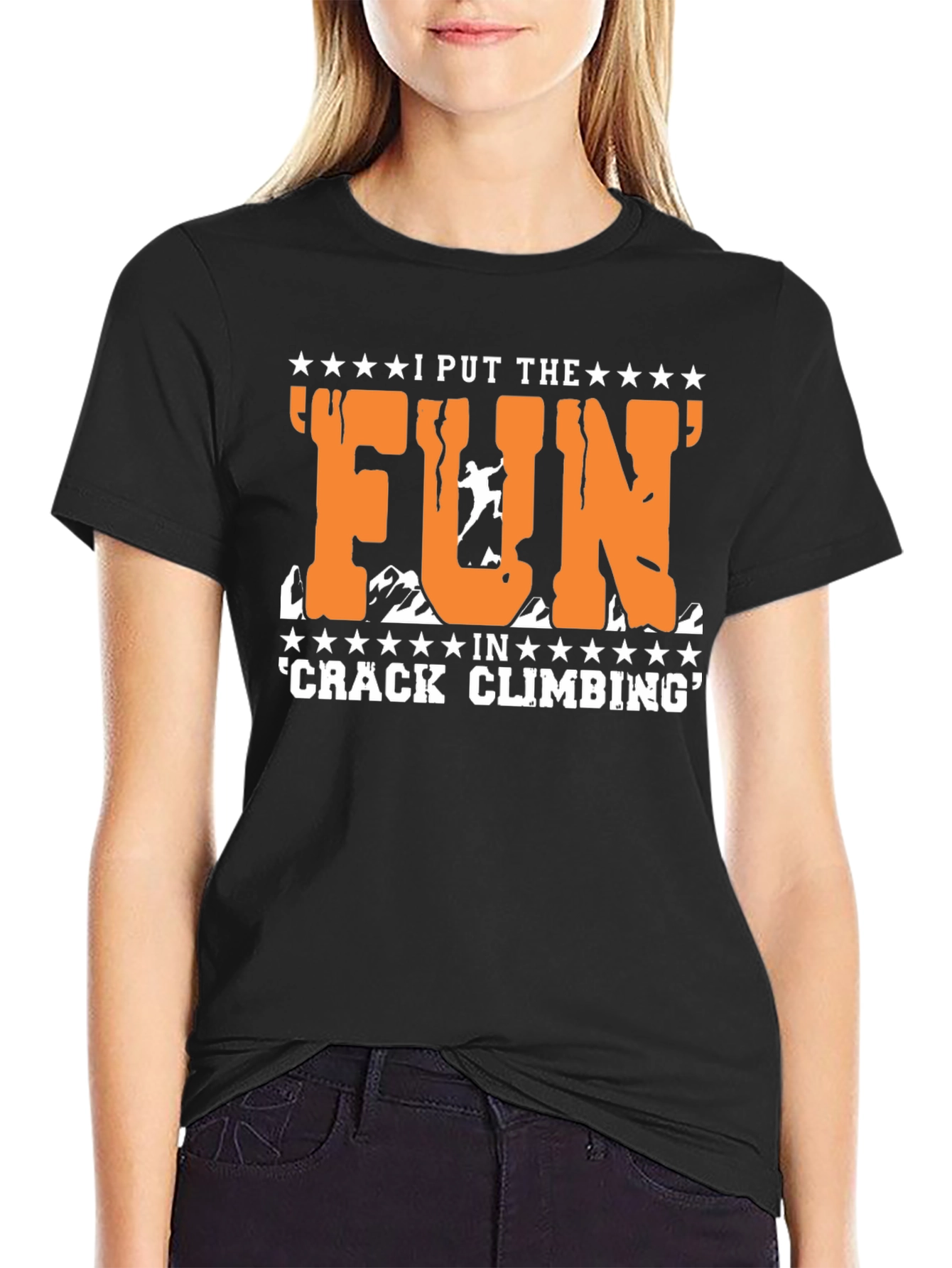 Crack Climbing Fun T-Shirt - Mountain Adventure Tee - 2