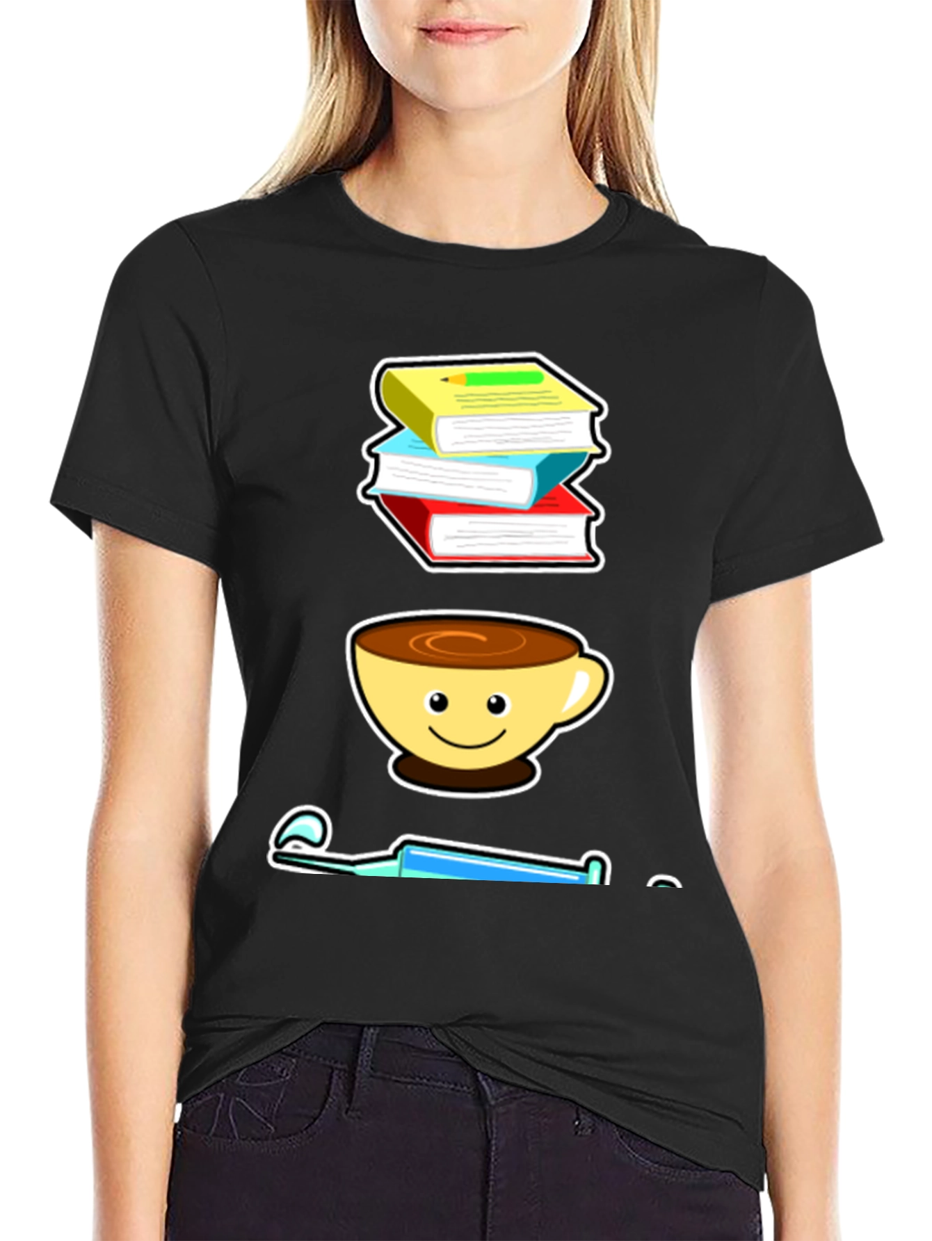 Black Book Coffee Syringe Graphic Tee view 2