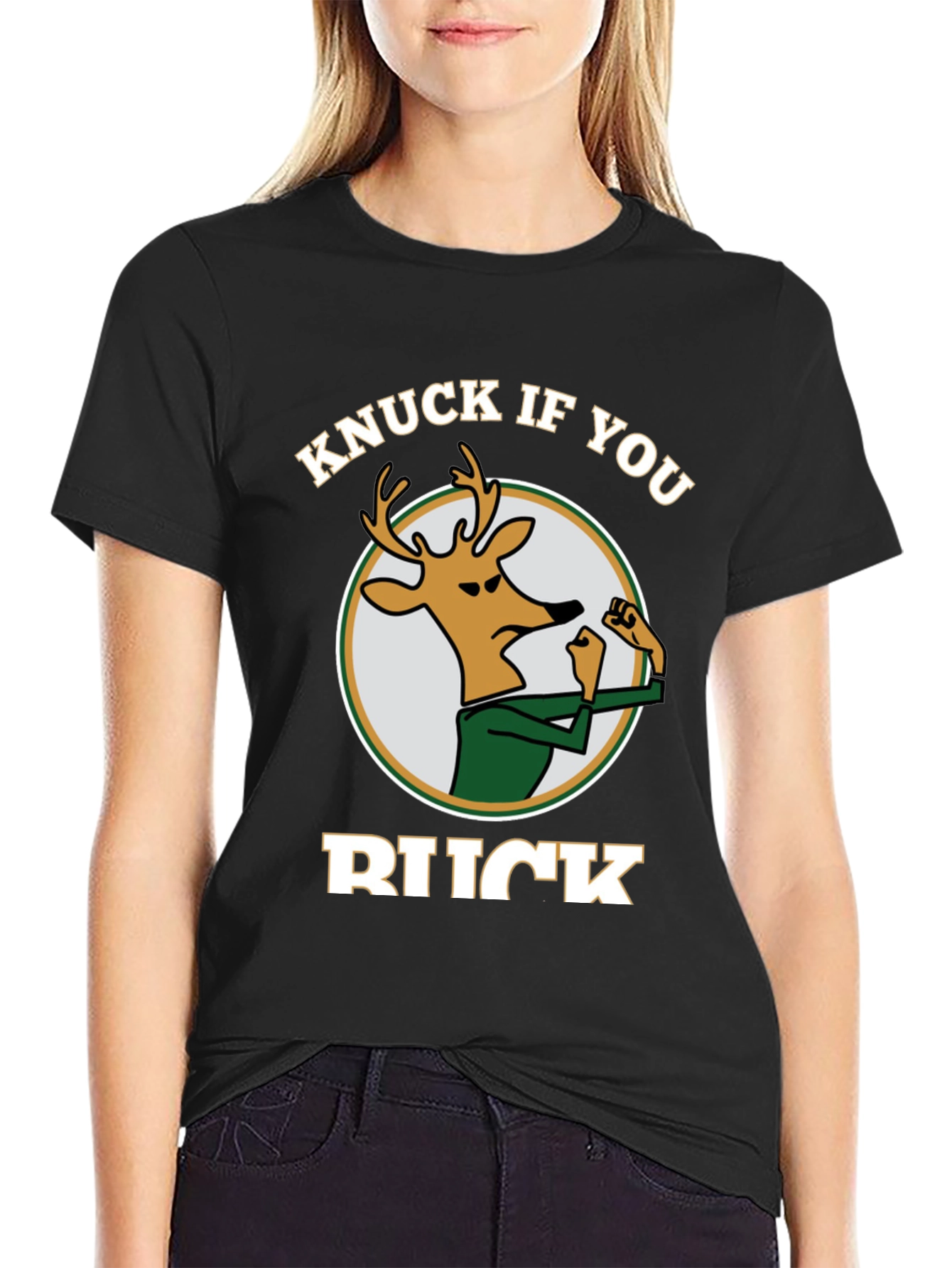 Black Knuck If You Buck Graphic Tee - Black Cotton view 2